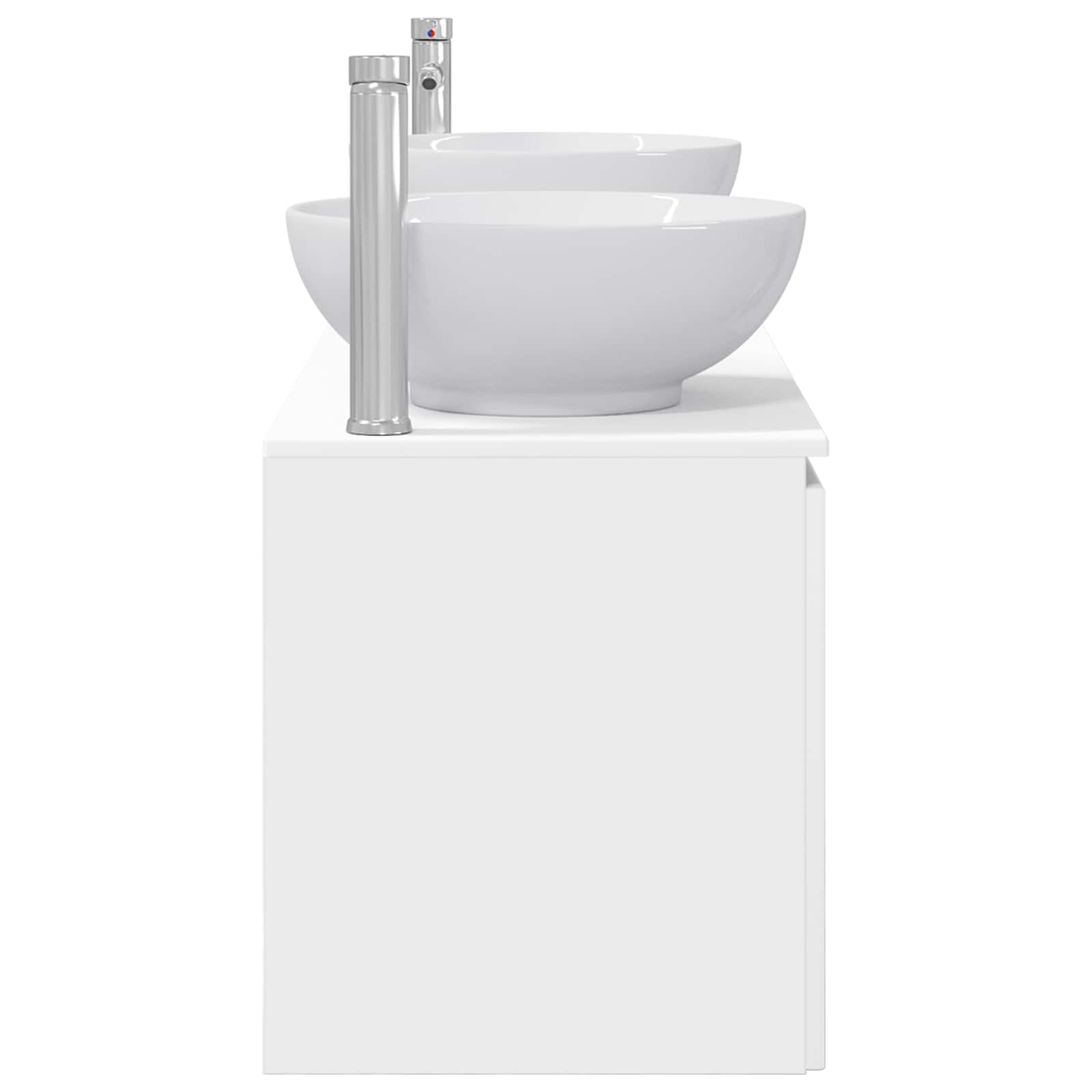 Ensemble d'armoire de salle de bain 3 pc Blanc