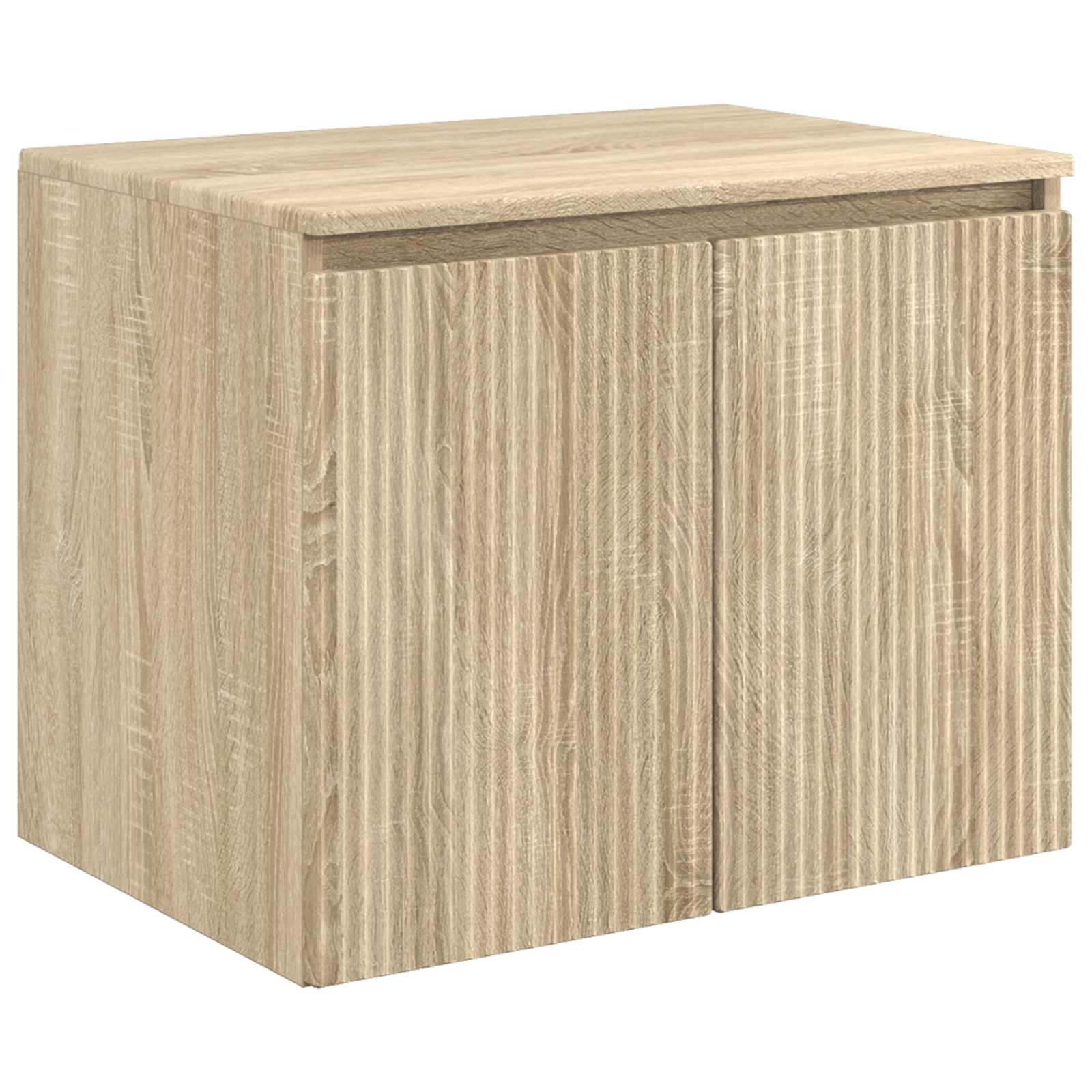 Ensemble d'armoire de salle de bain 3 pc Chêne Sonoma