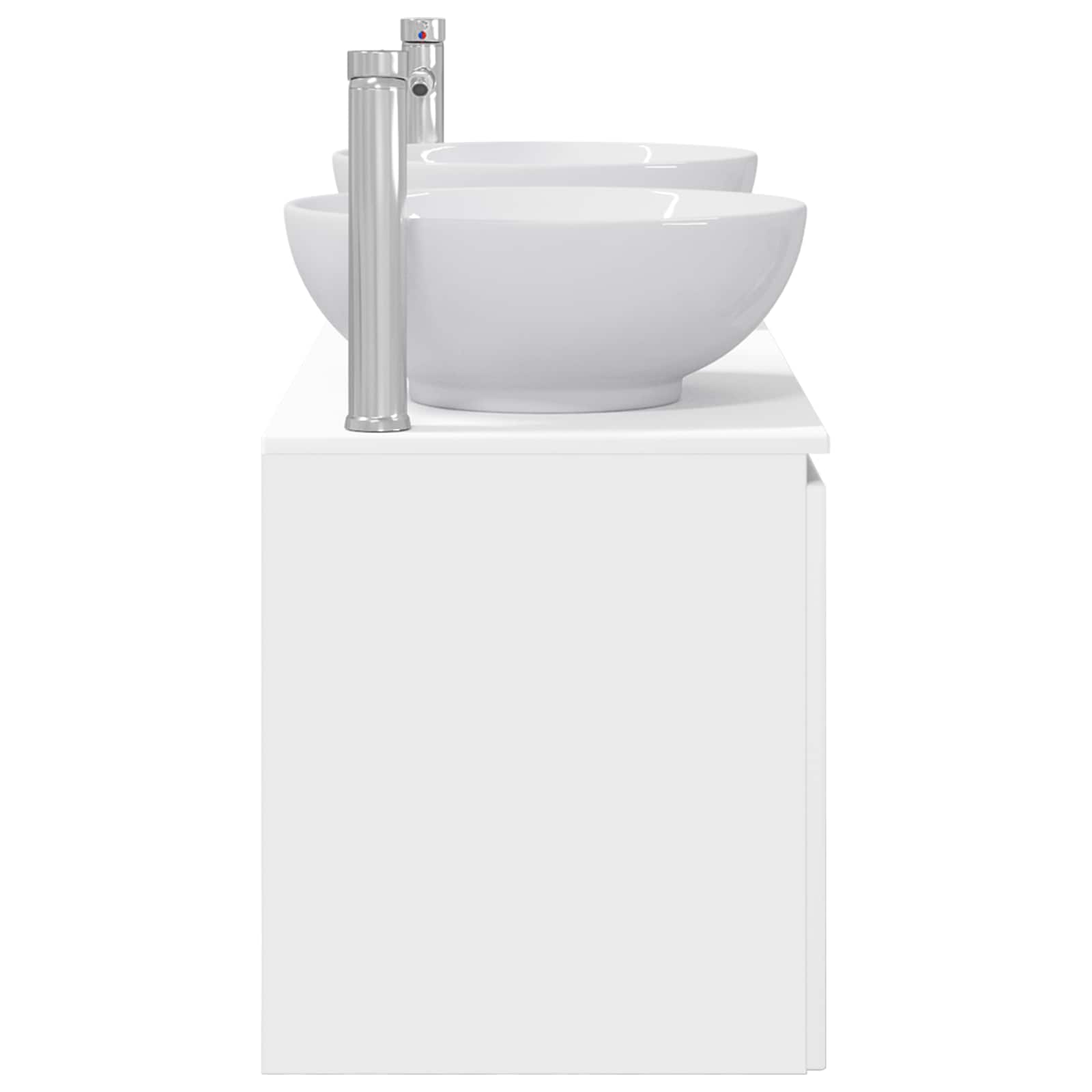 Ensemble d'armoire de salle de bain 3 pc Blanc