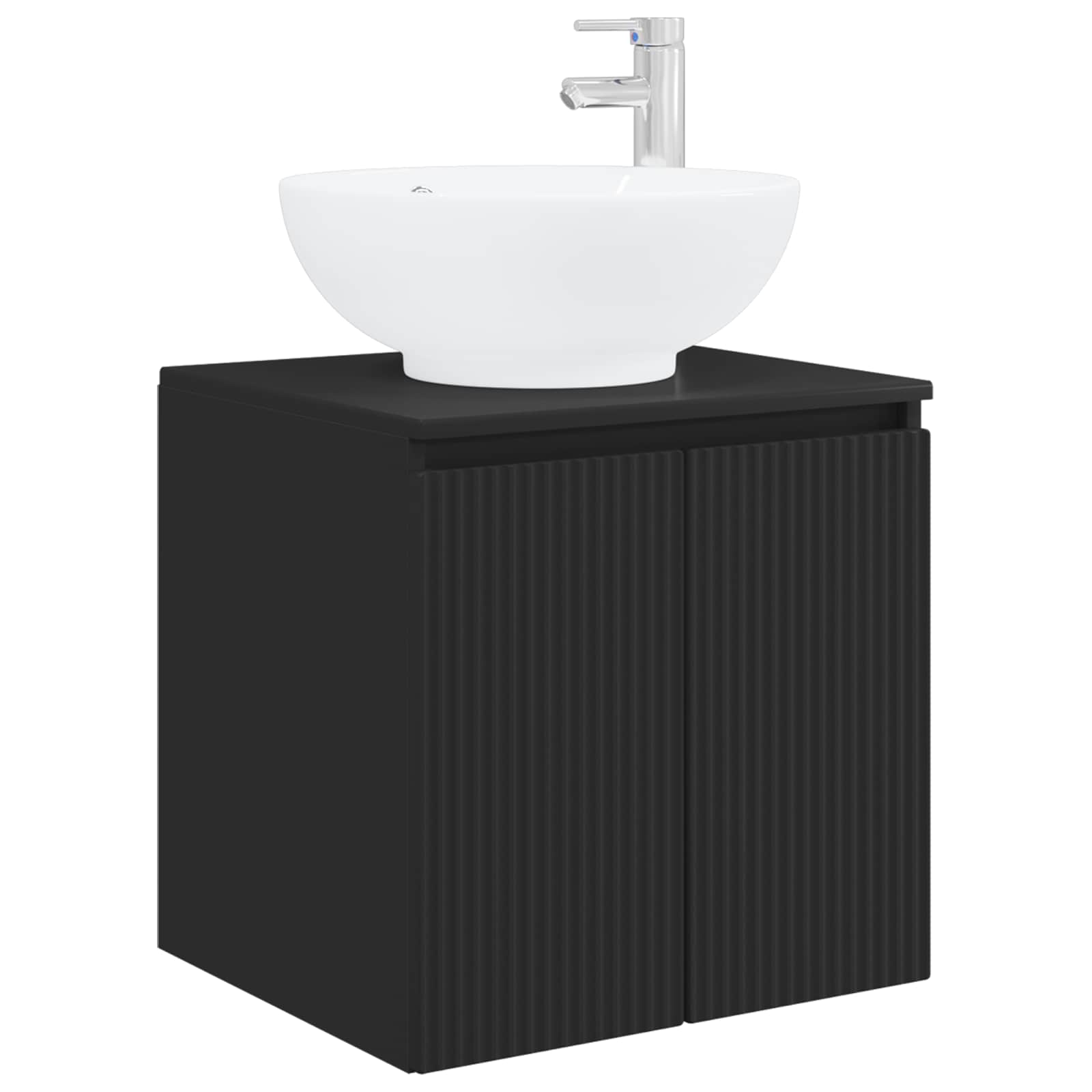 Ensemble d'armoire de salle de bain 3 pc Noir