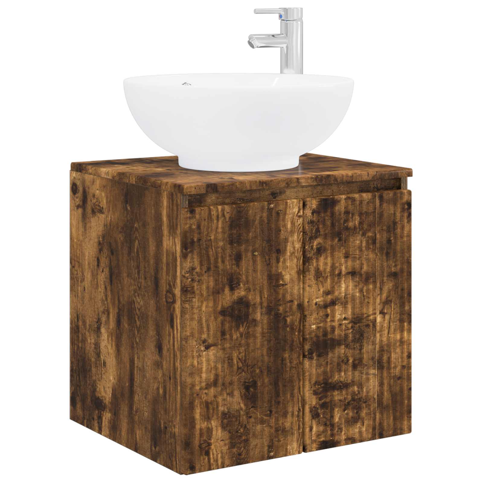 Ensemble d'armoire de salle de bain 3 pc Chêne fumé