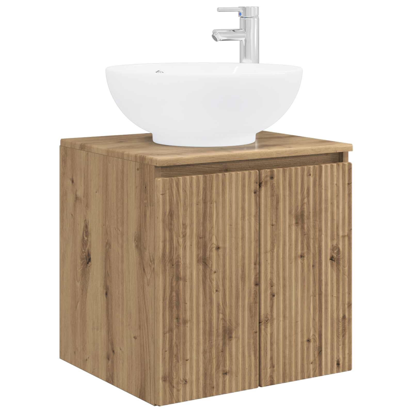 Ensemble d'armoire de salle de bain 3 pc Chêne artisanal