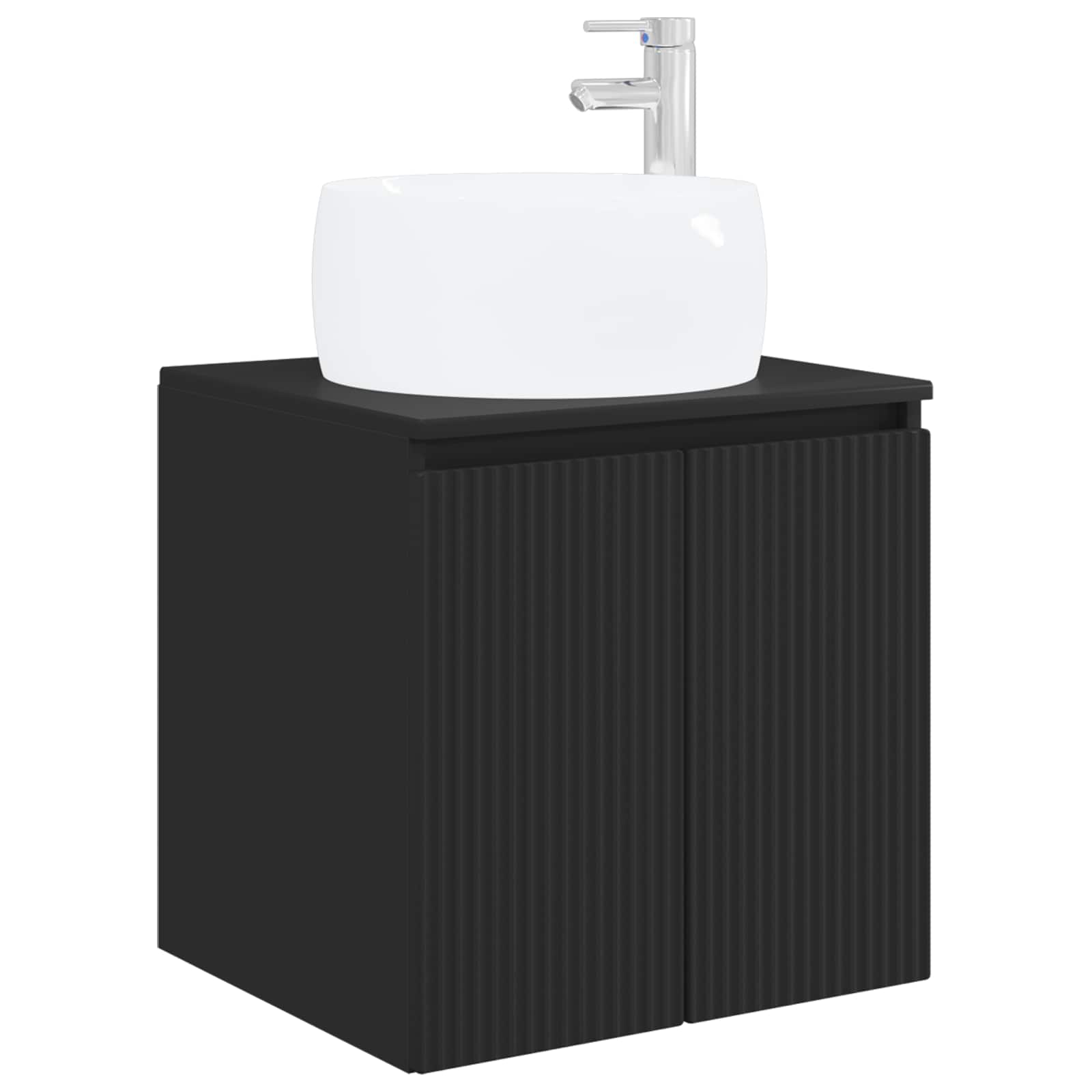 Ensemble d'armoire de salle de bain 3 pc Noir