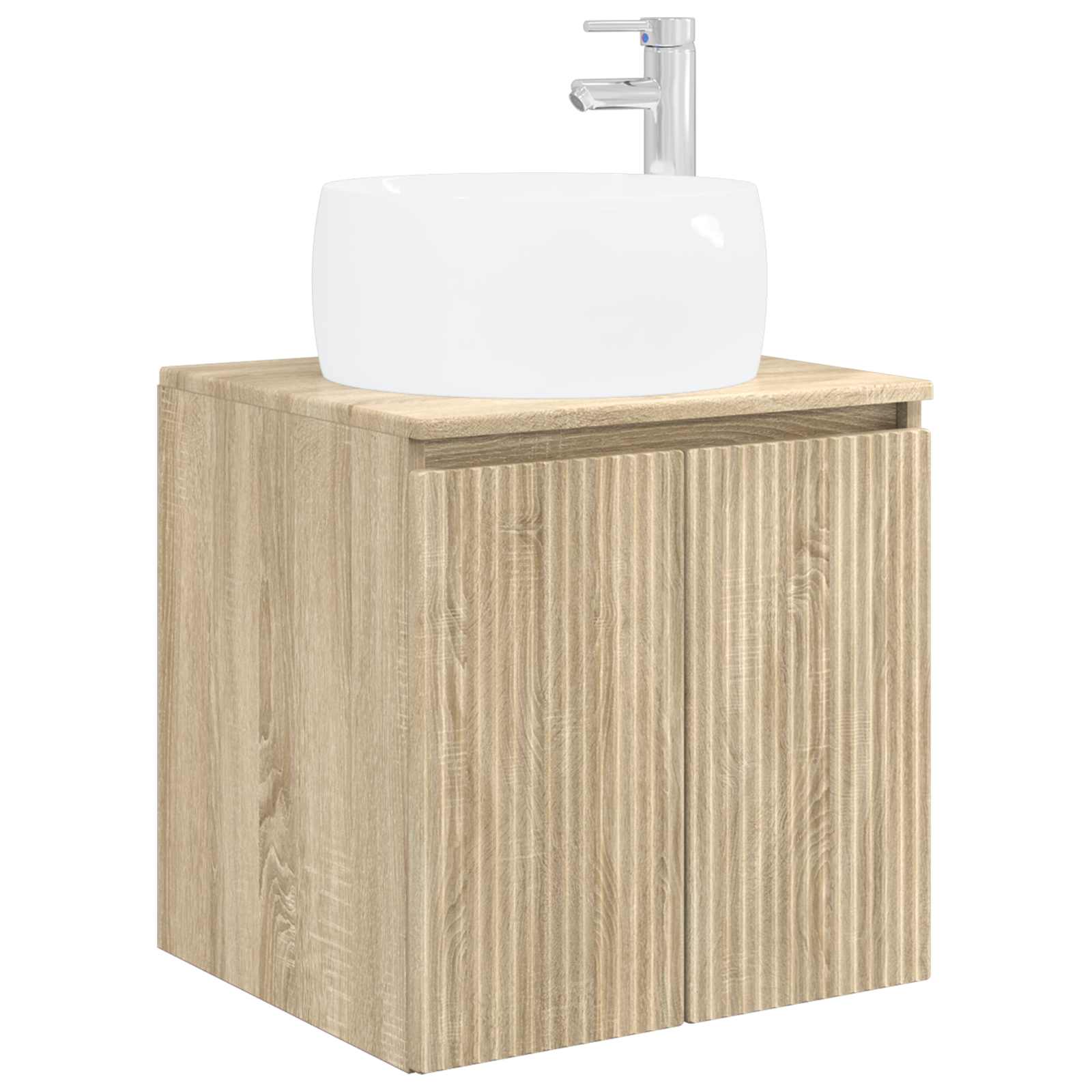 Ensemble d'armoire de salle de bain 3 pc Chêne Sonoma