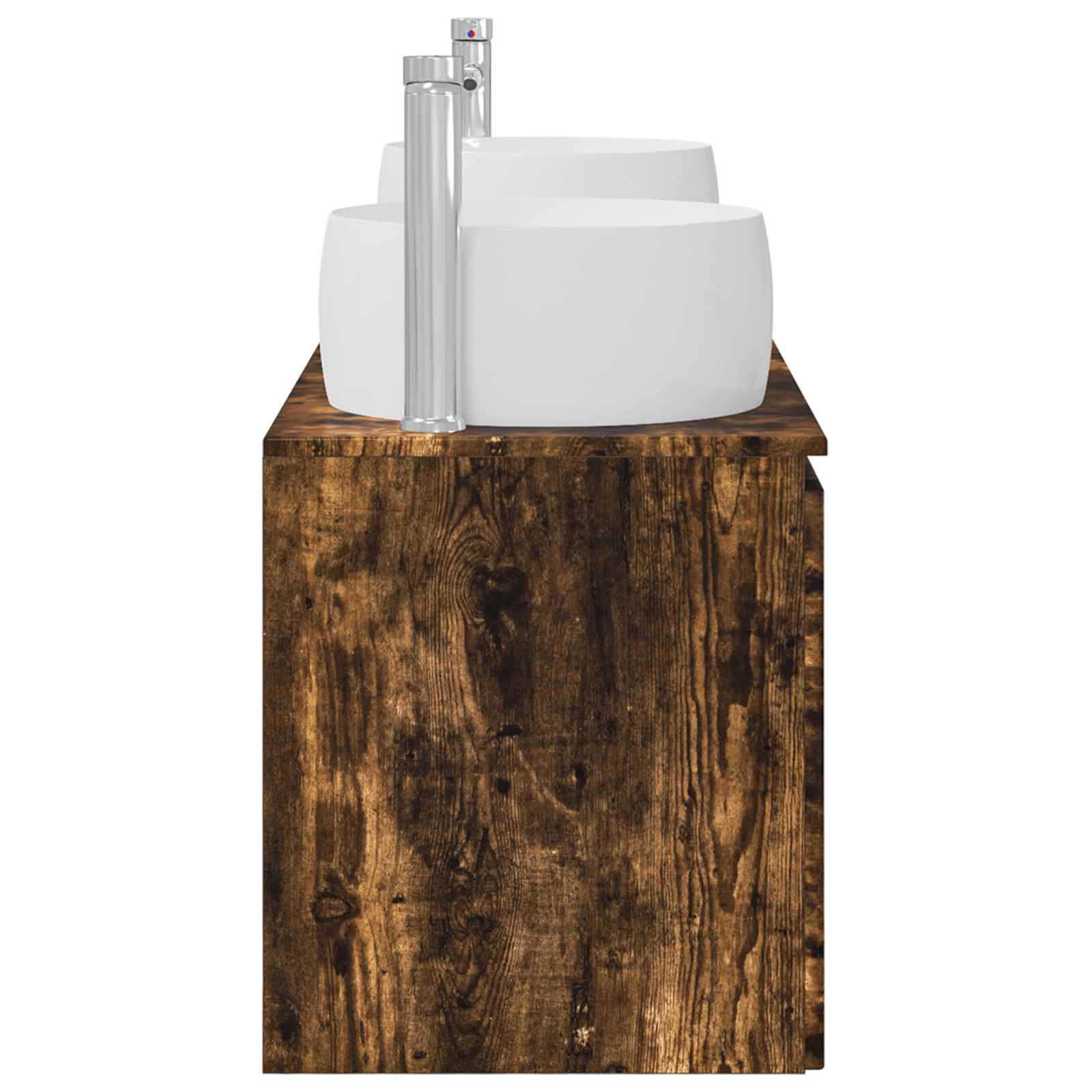 Ensemble d'armoire de salle de bain 3 pc Chêne fumé