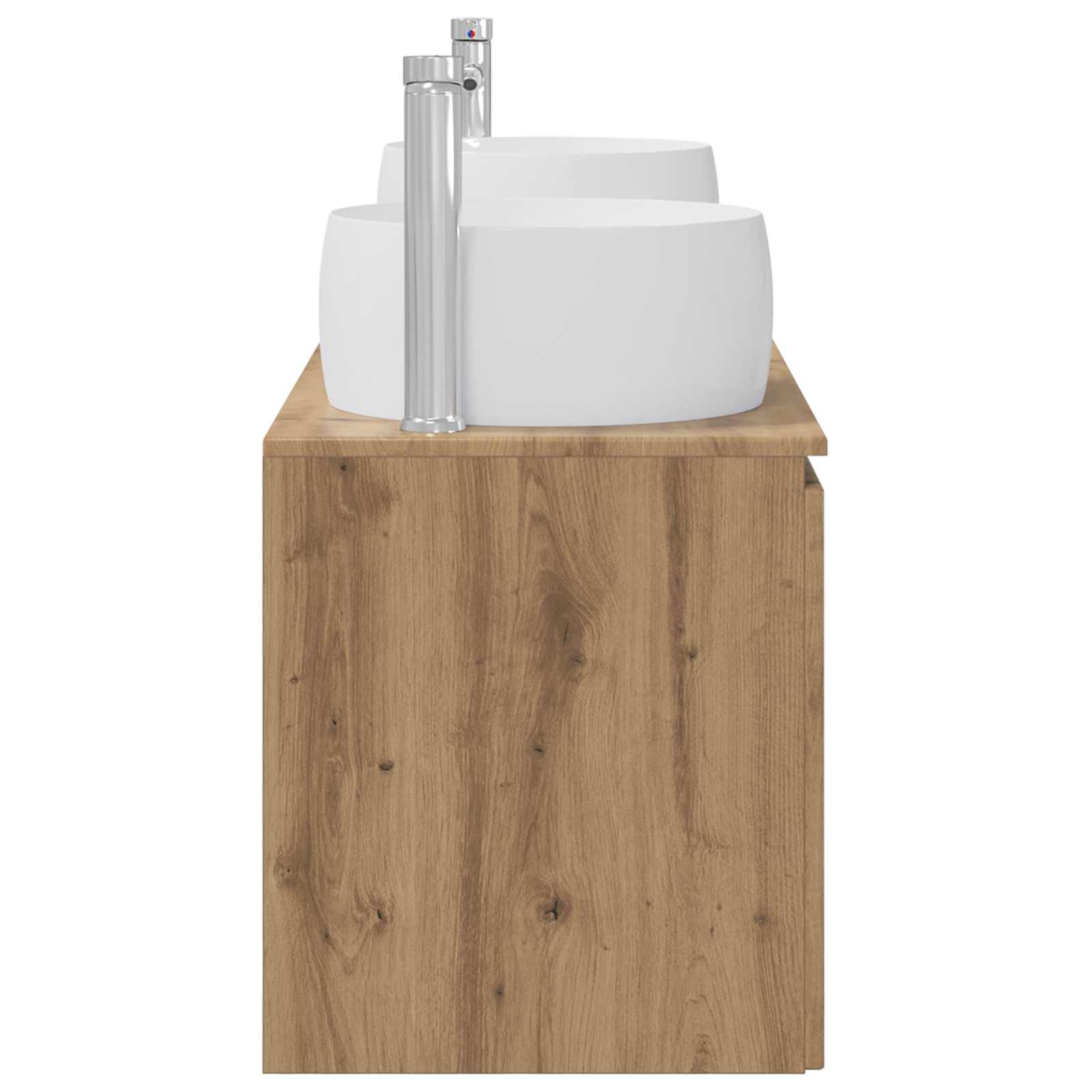 Ensemble d'armoire de salle de bain 3 pc Chêne artisanal
