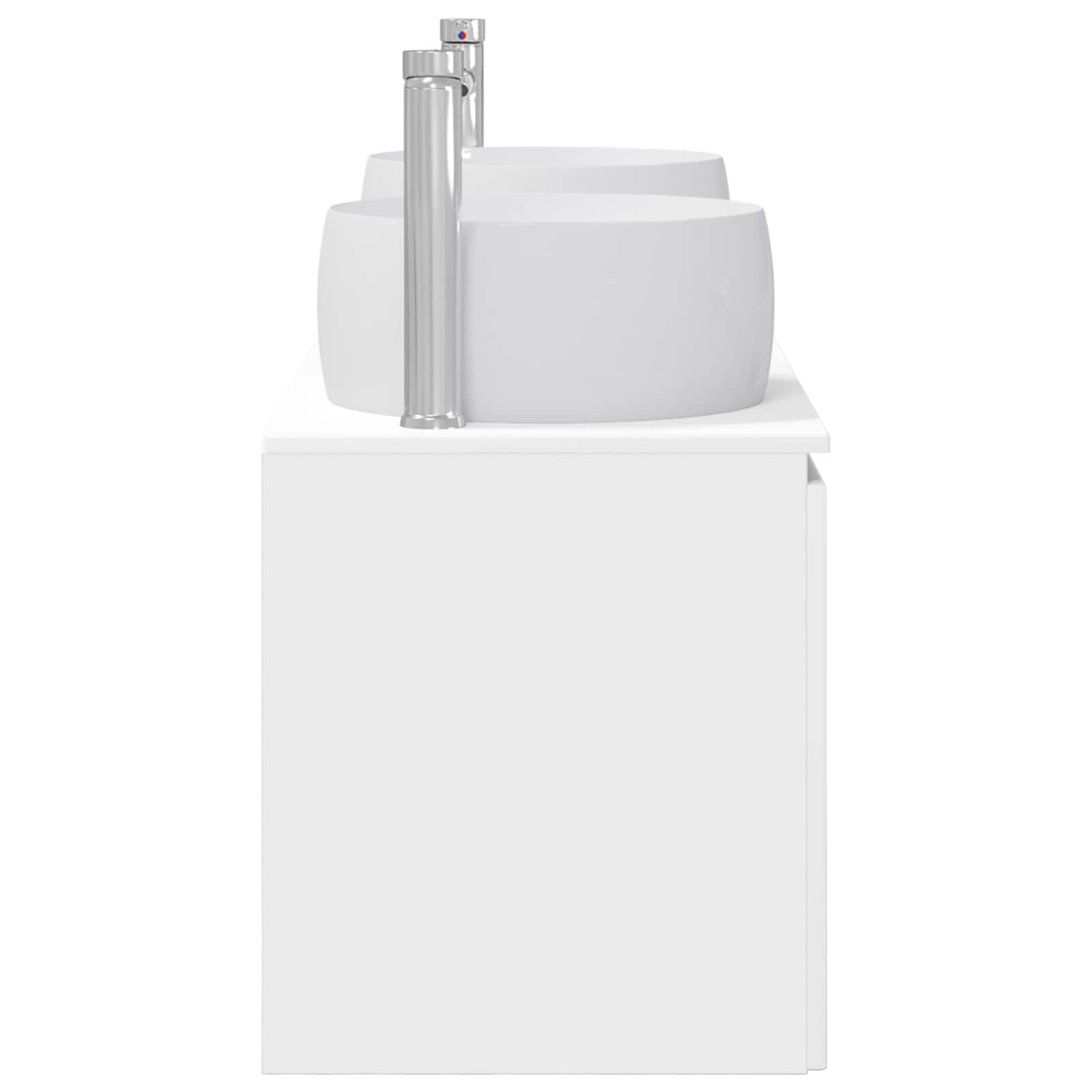 Ensemble d'armoire de salle de bain 3 pc Blanc