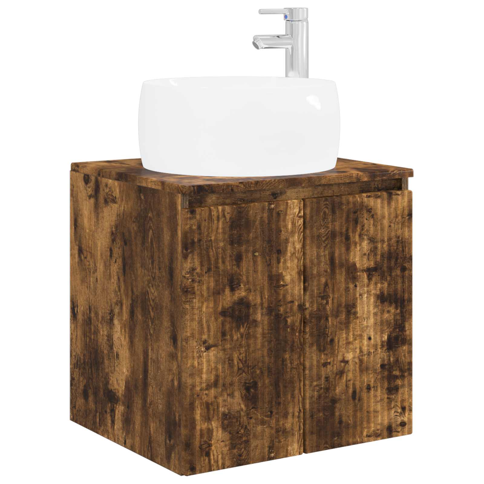 Ensemble d'armoire de salle de bain 3 pc Chêne fumé