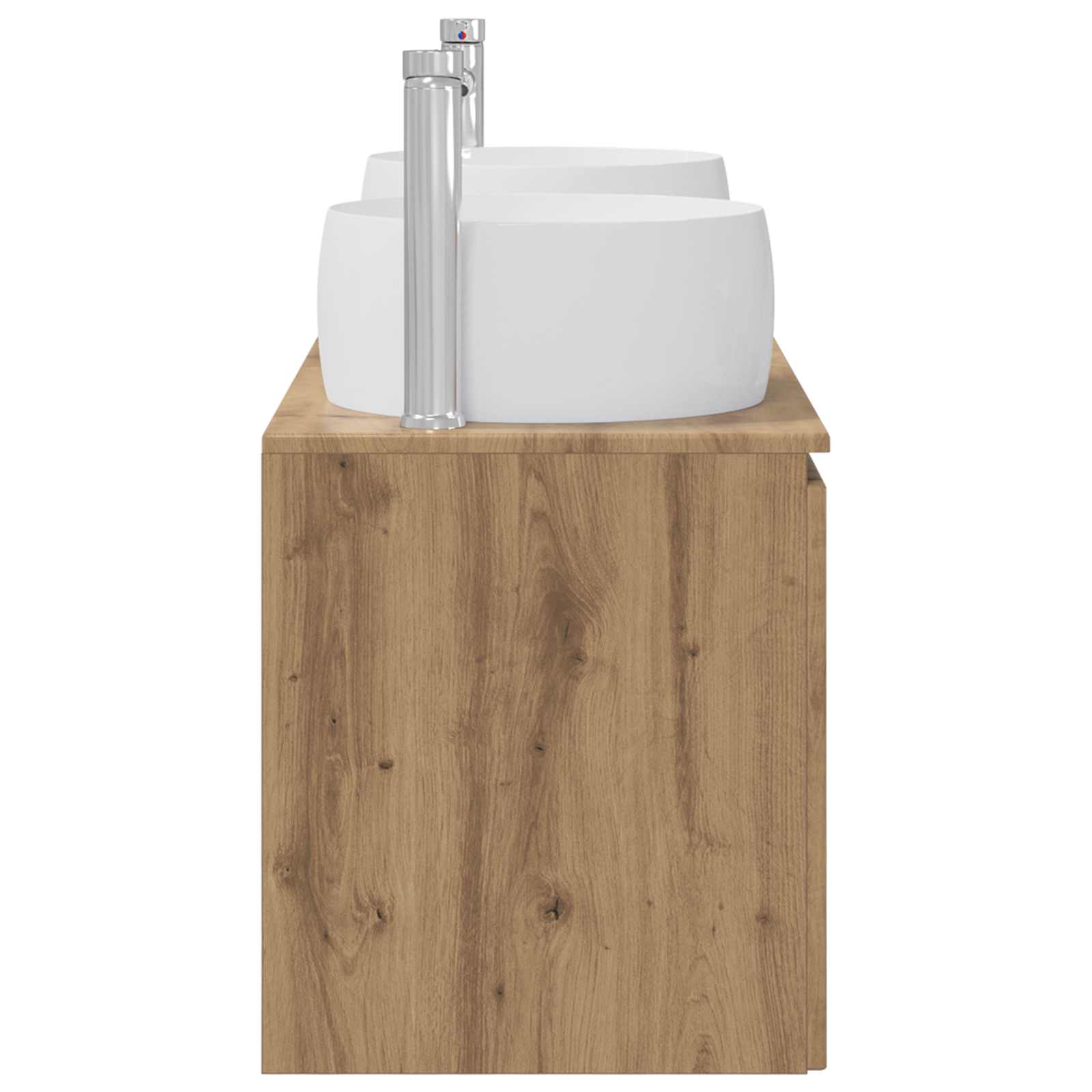 Ensemble d'armoire de salle de bain 3 pc Chêne artisanal
