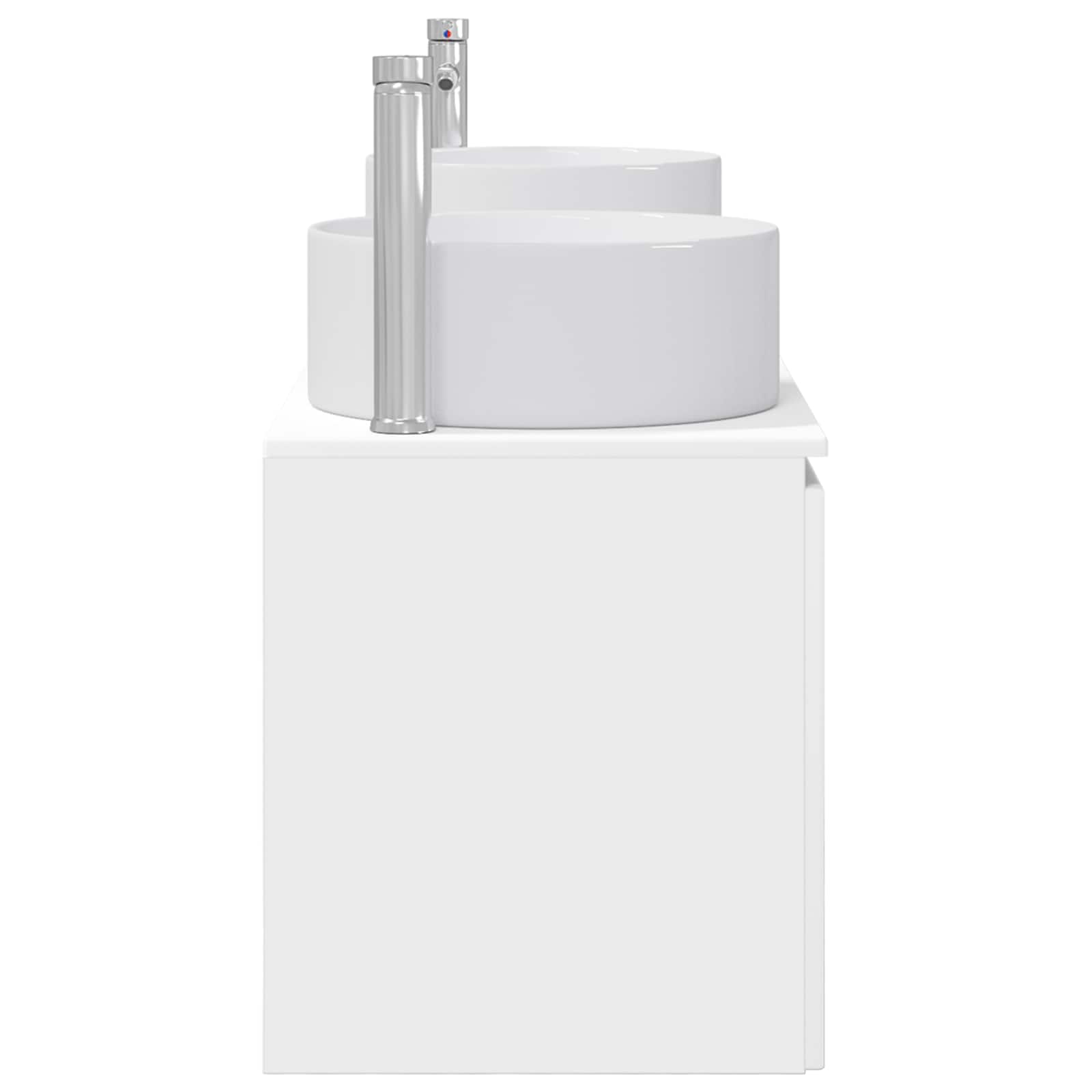 Ensemble d'armoire de salle de bain 3 pc Blanc
