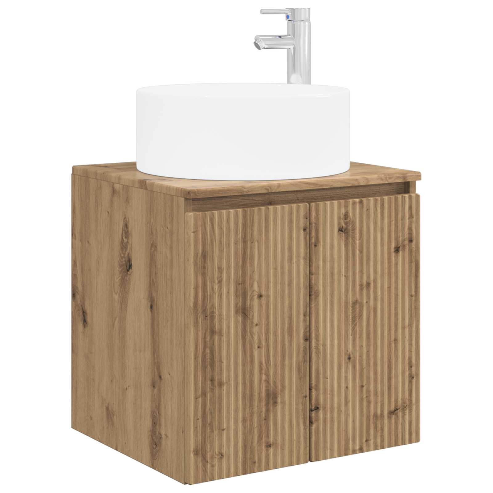 Ensemble d'armoire de salle de bain 3 pc Chêne artisanal