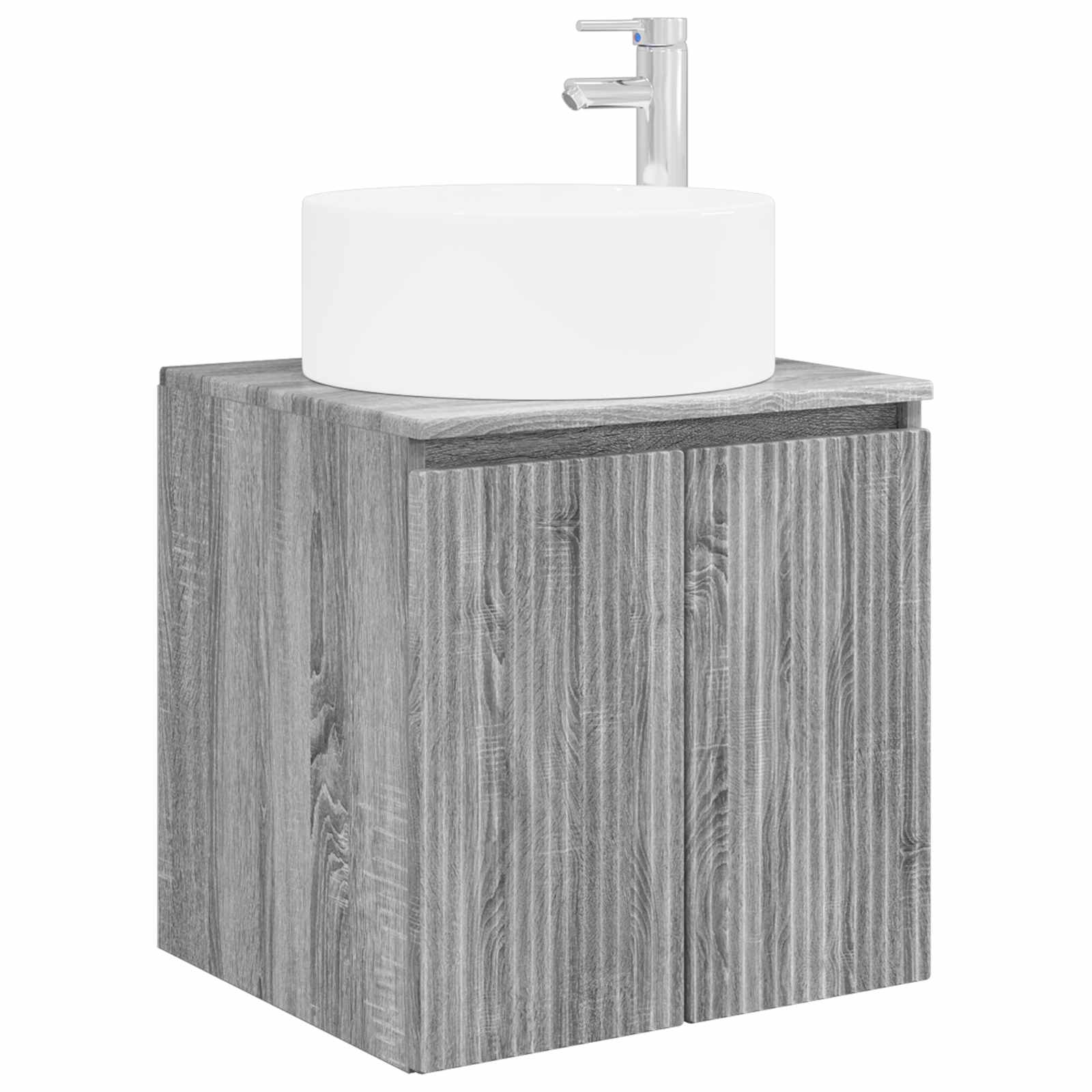 Ensemble d'armoire de salle de bain 3 pc Sonoma gris