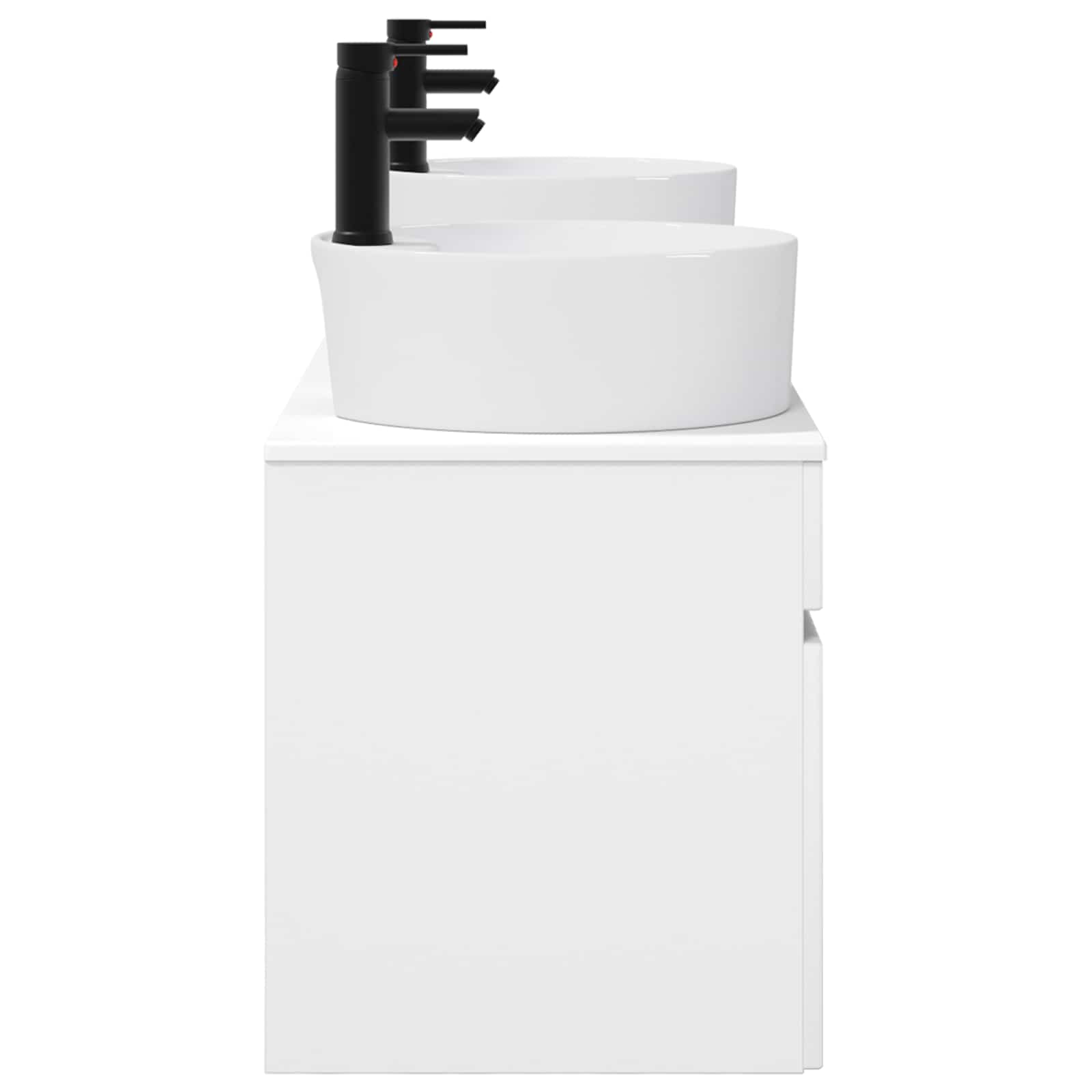 Ensemble d'armoire de salle de bain 3 pc Blanc