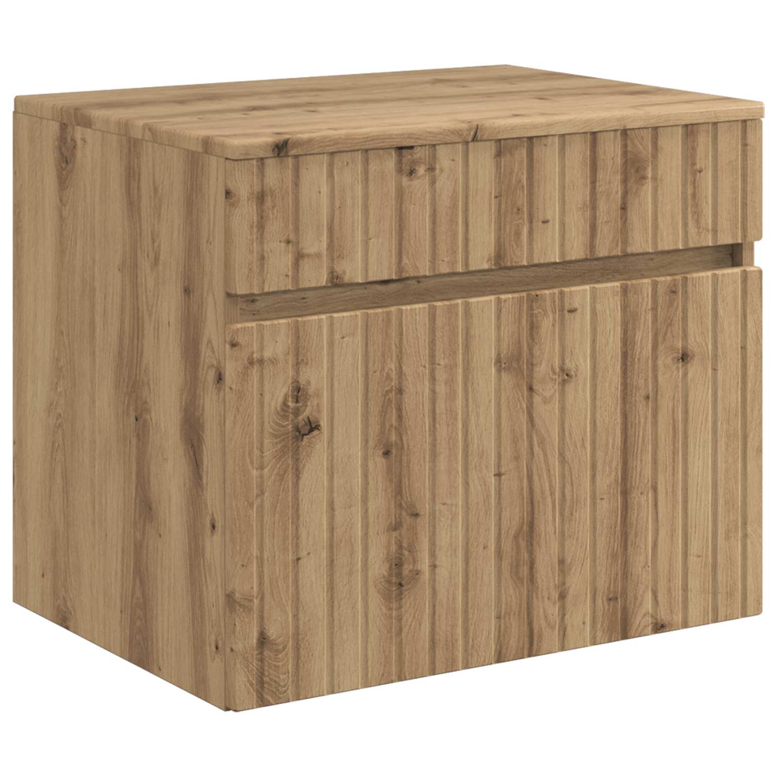 Ensemble d'armoire de salle de bain 3 pc Chêne artisanal
