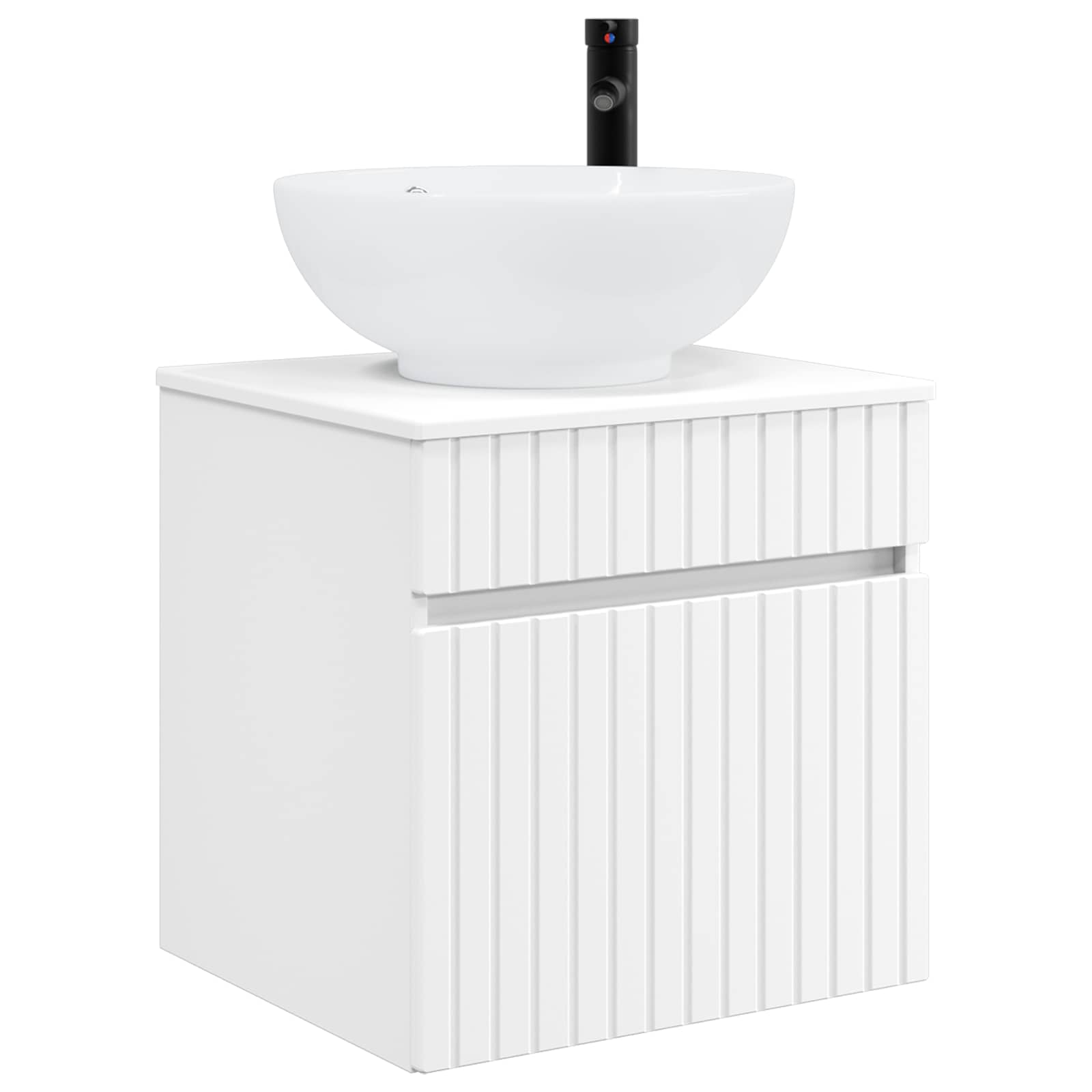 Ensemble d'armoire de salle de bain 3 pc Blanc