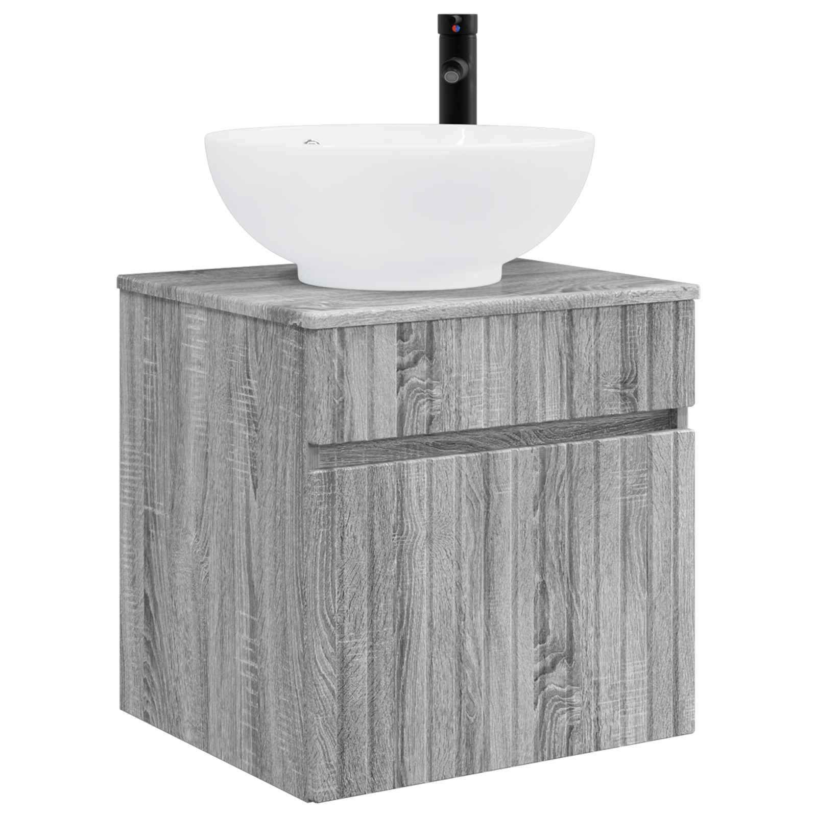 Ensemble d'armoire de salle de bain 3 pc Sonoma gris