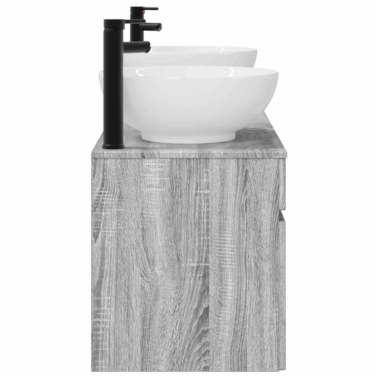 Ensemble d'armoire de salle de bain 3 pc Sonoma gris