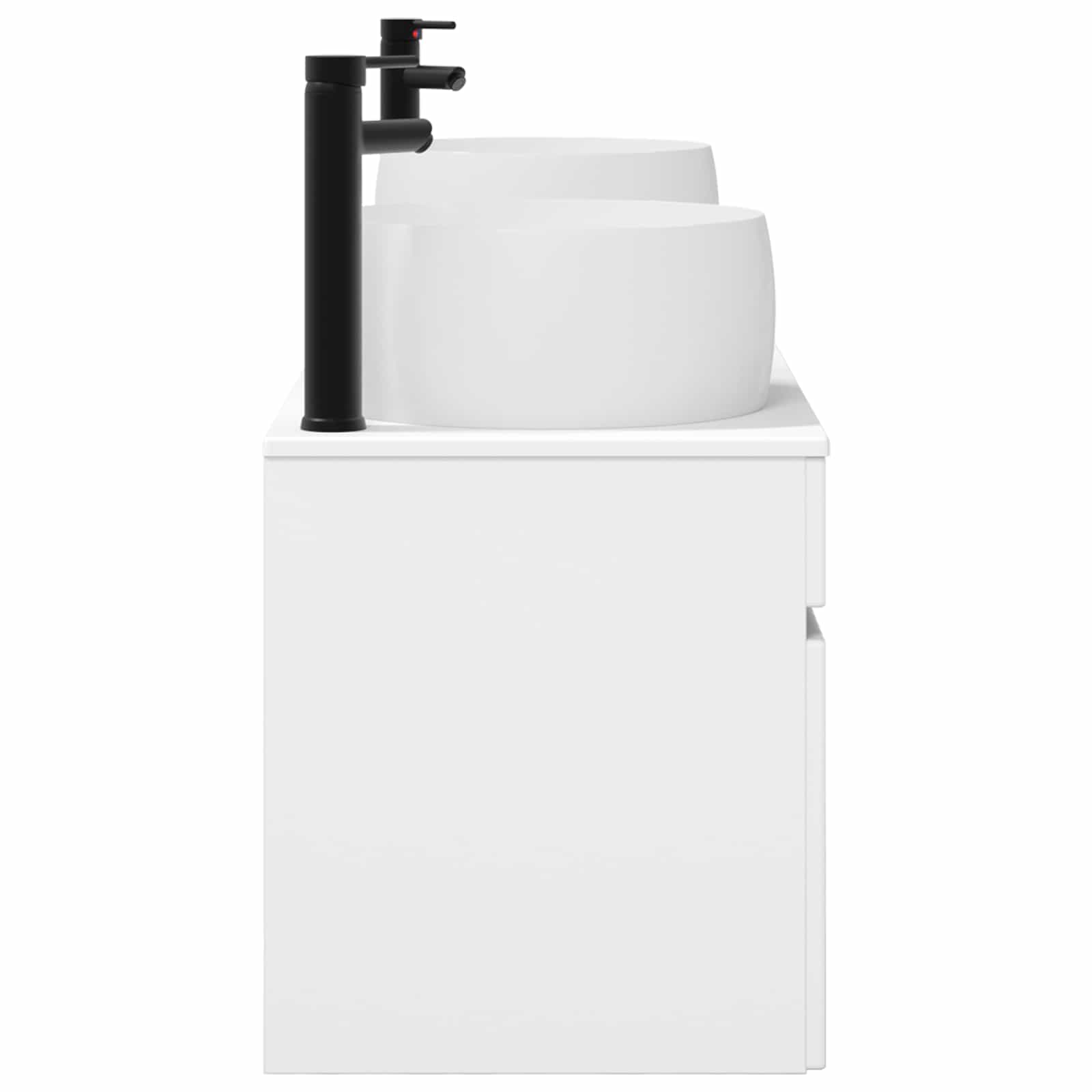 Ensemble d'armoire de salle de bain 3 pc Blanc
