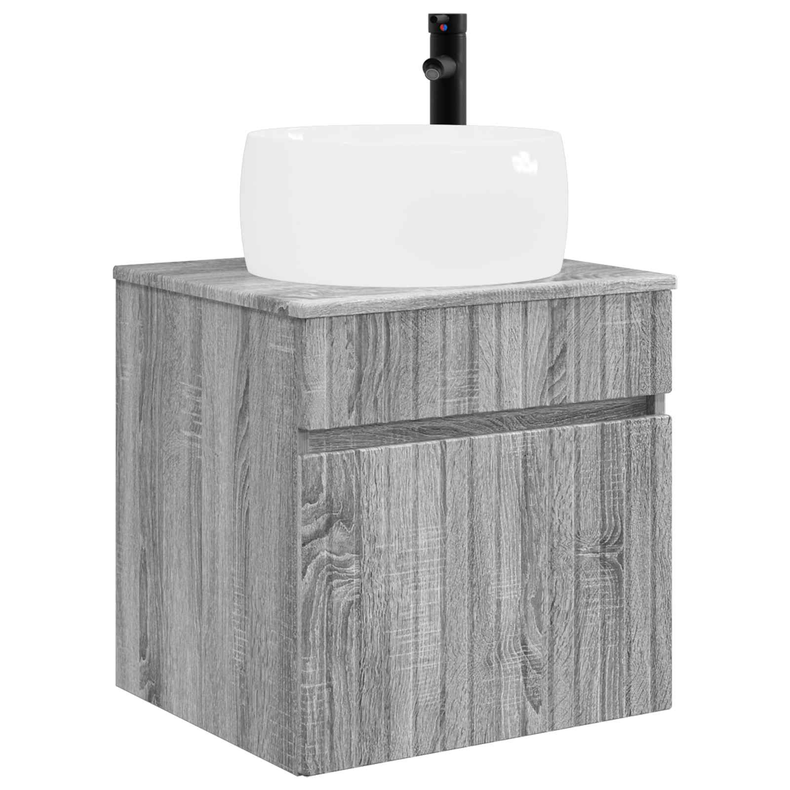Ensemble d'armoire de salle de bain 3 pc Sonoma gris