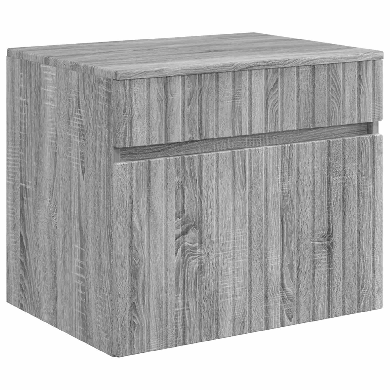Ensemble d'armoire de salle de bain 3 pc Sonoma gris