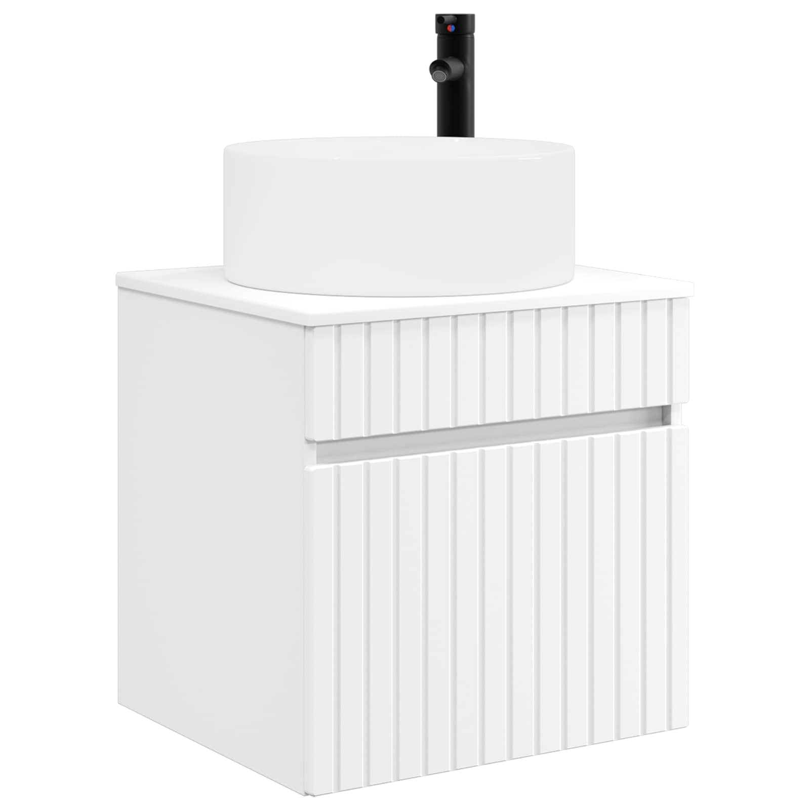 Ensemble d'armoire de salle de bain 3 pc Blanc
