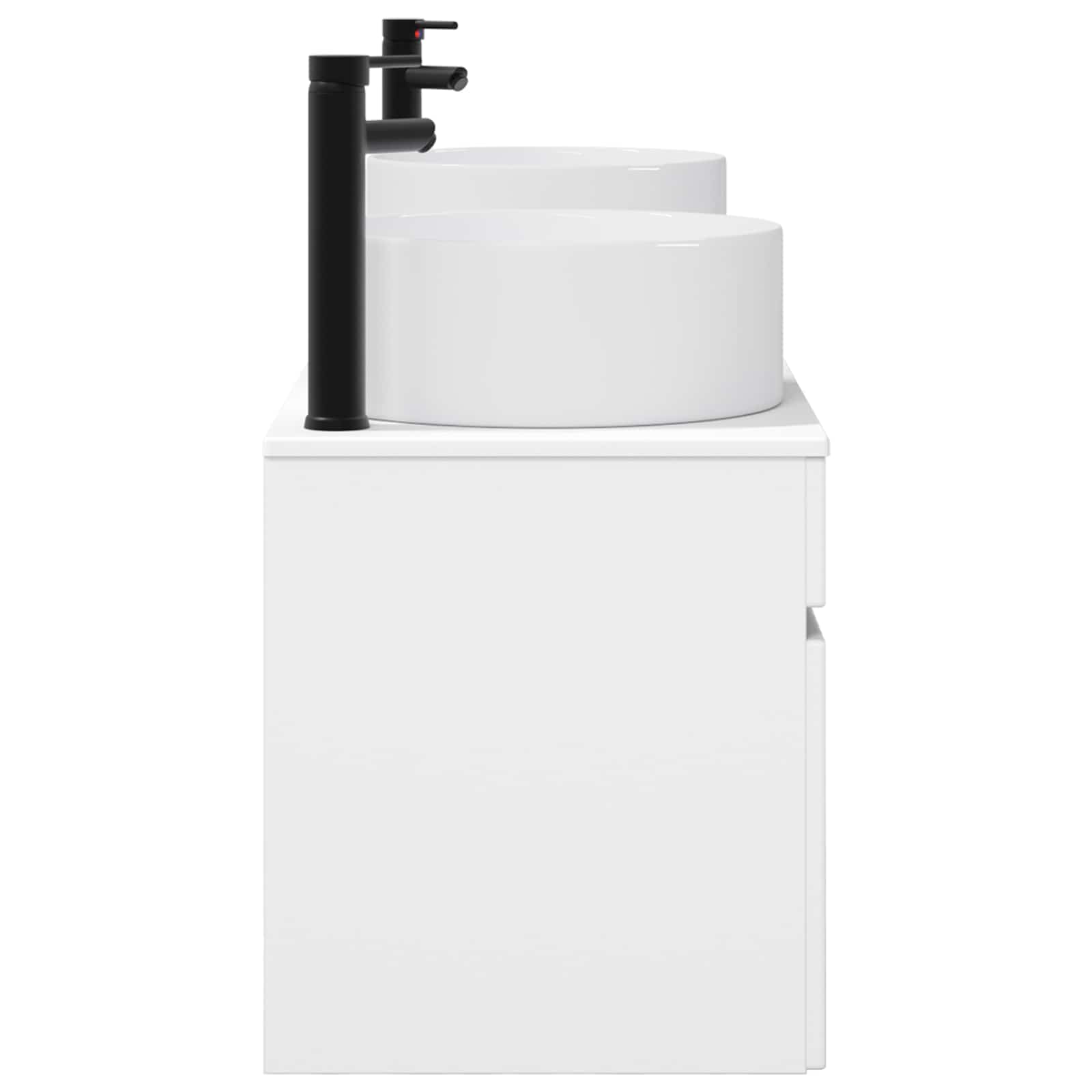 Ensemble d'armoire de salle de bain 3 pc Blanc