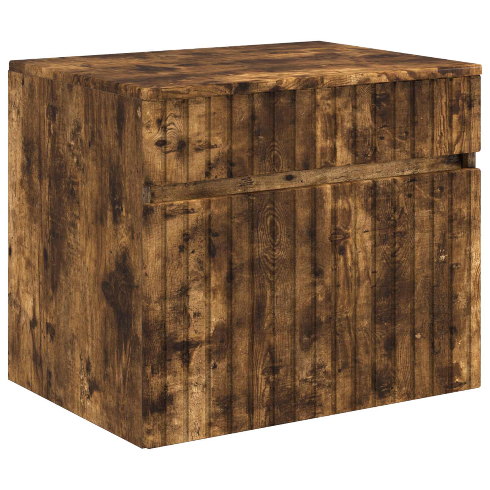 Ensemble d'armoire de salle de bain 3 pc Chêne fumé