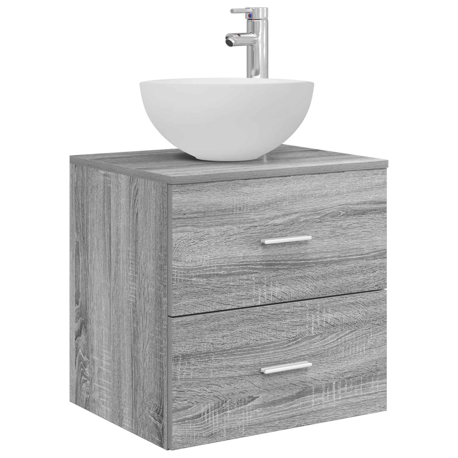 Ensemble d'armoire de salle de bain 3 pc Sonoma gris