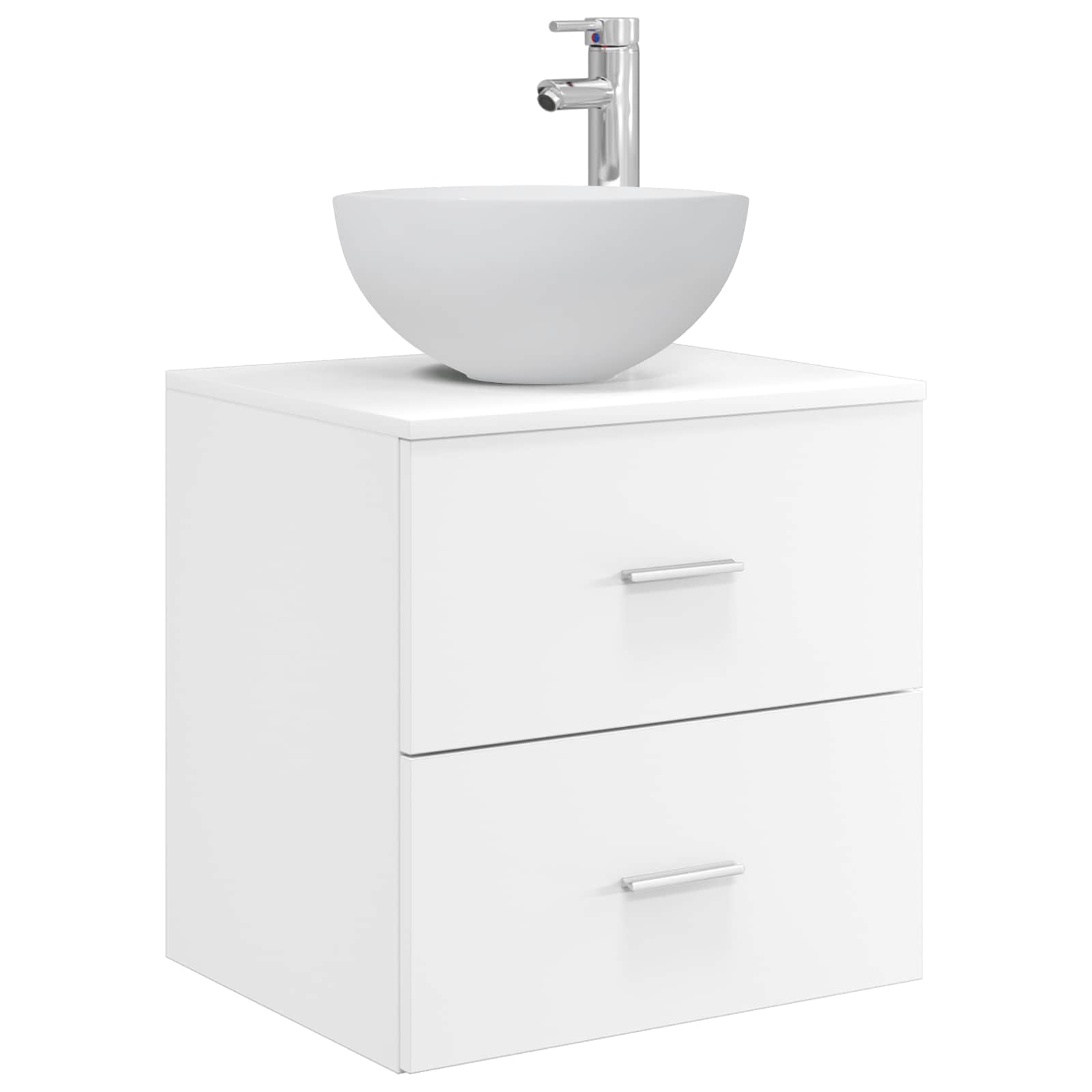 Ensemble d'armoire de salle de bain 3 pc Blanc