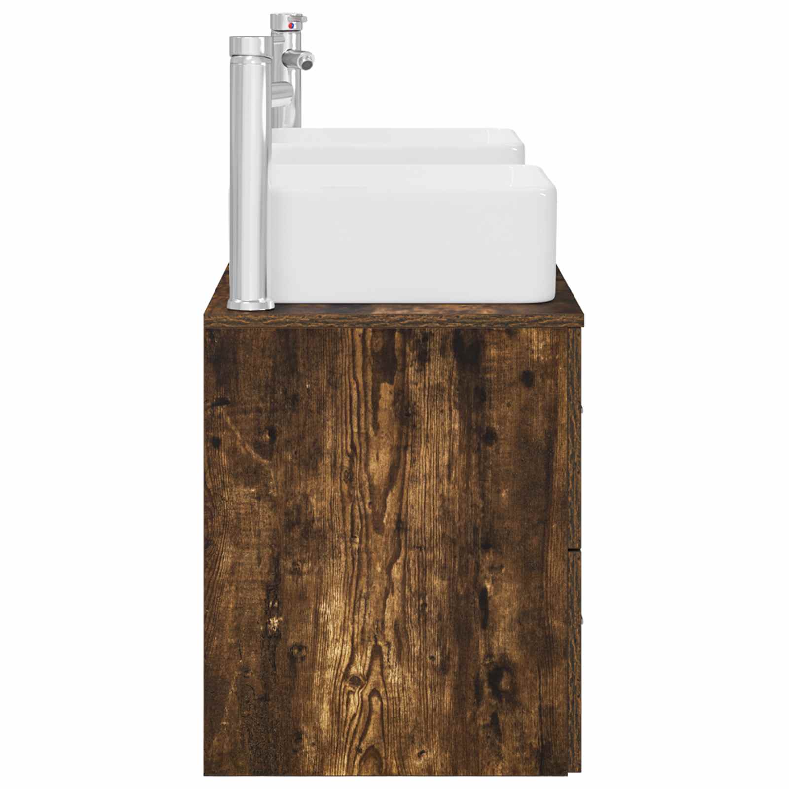 Ensemble d'armoire de salle de bain 3 pc Chêne fumé