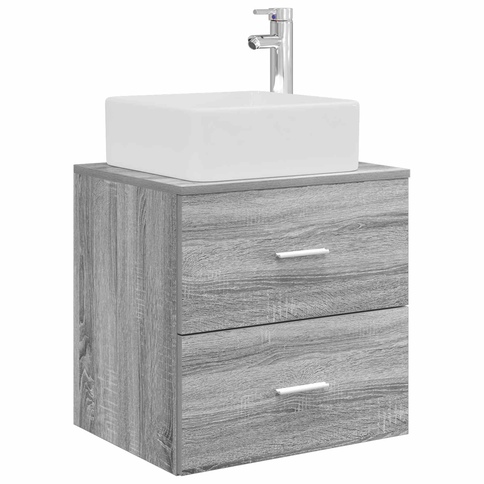 Ensemble d'armoire de salle de bain 3 pc Sonoma gris