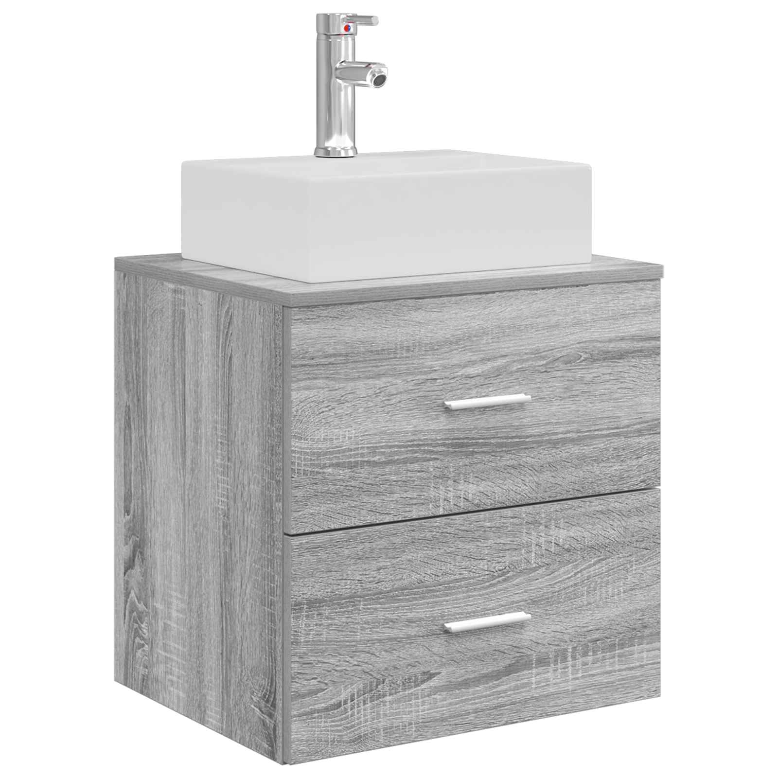 Ensemble d'armoire de salle de bain 3 pc Sonoma gris