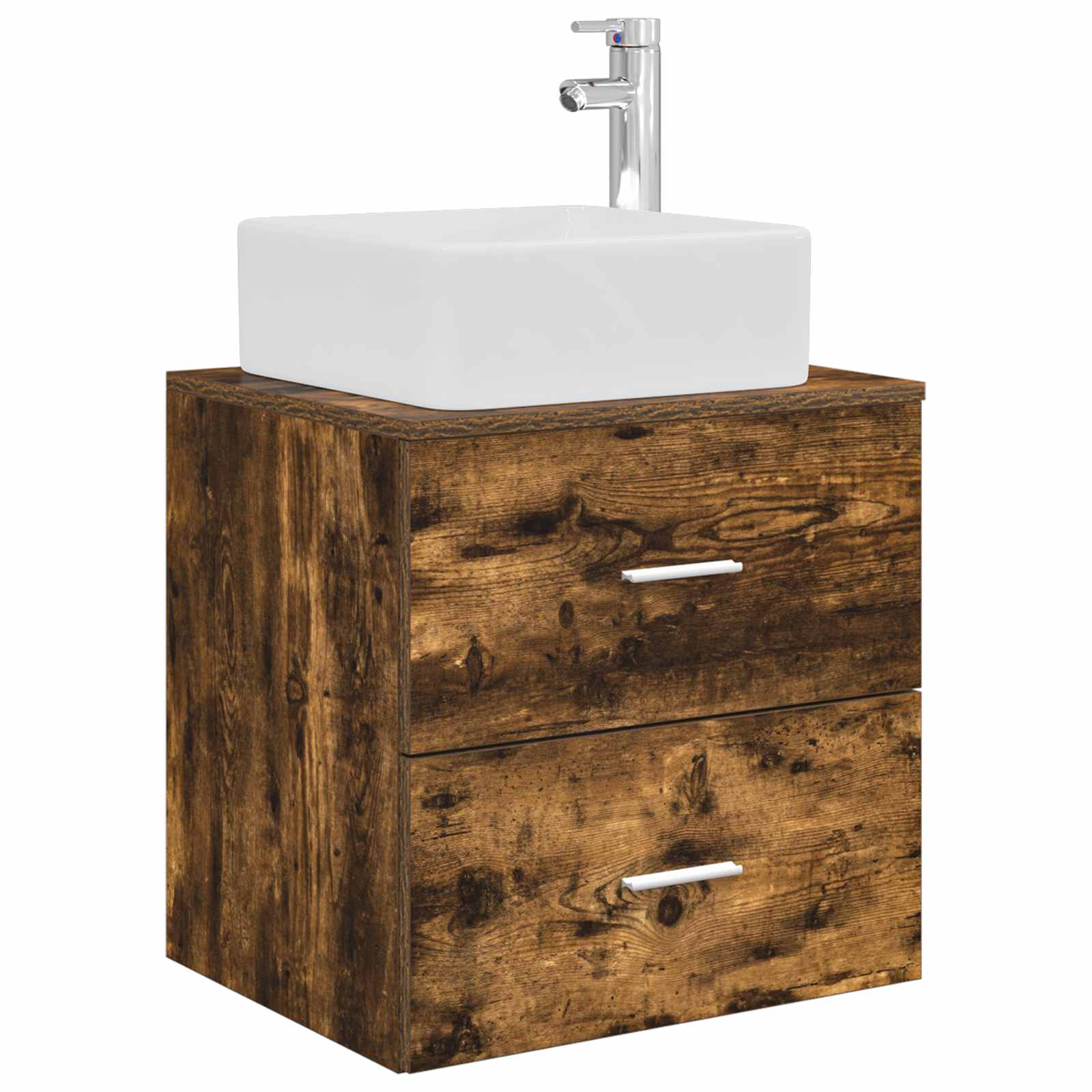 Ensemble d'armoire de salle de bain 3 pc Chêne fumé