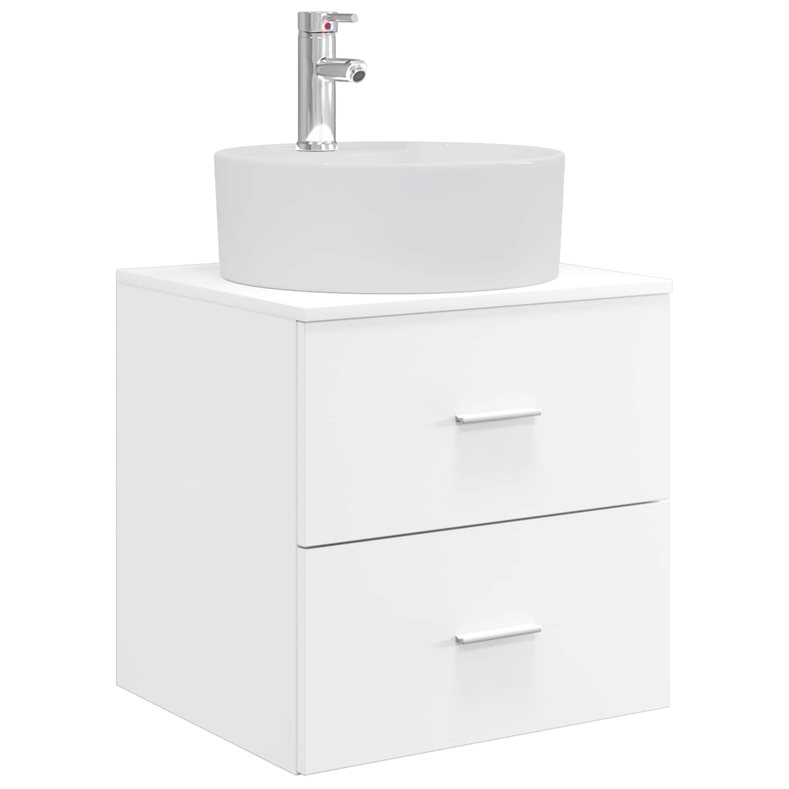 Ensemble d'armoire de salle de bain 3 pc Blanc