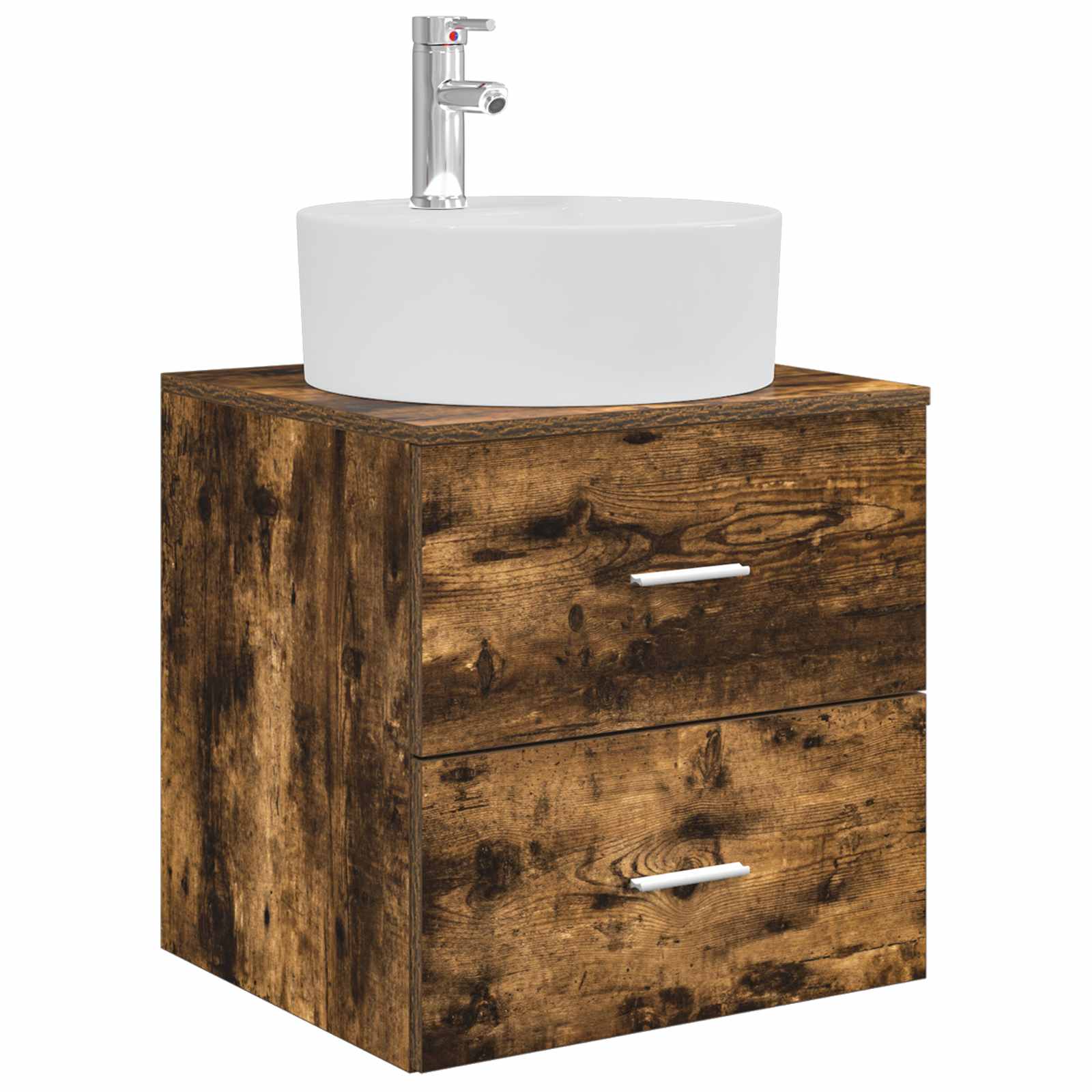 Ensemble d'armoire de salle de bain 3 pc Chêne fumé