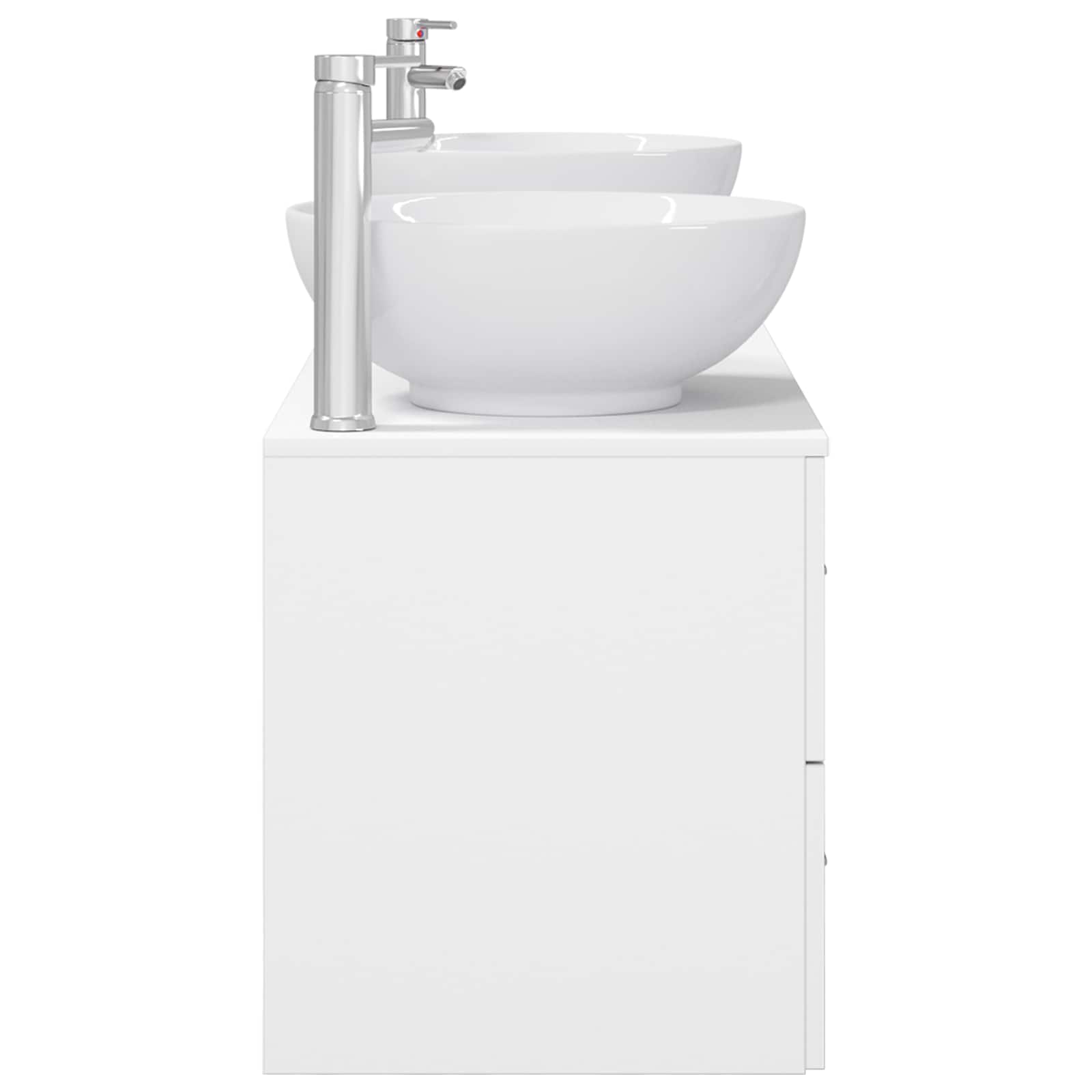 Ensemble de mobilier de salle de bain 3 pc Blanc