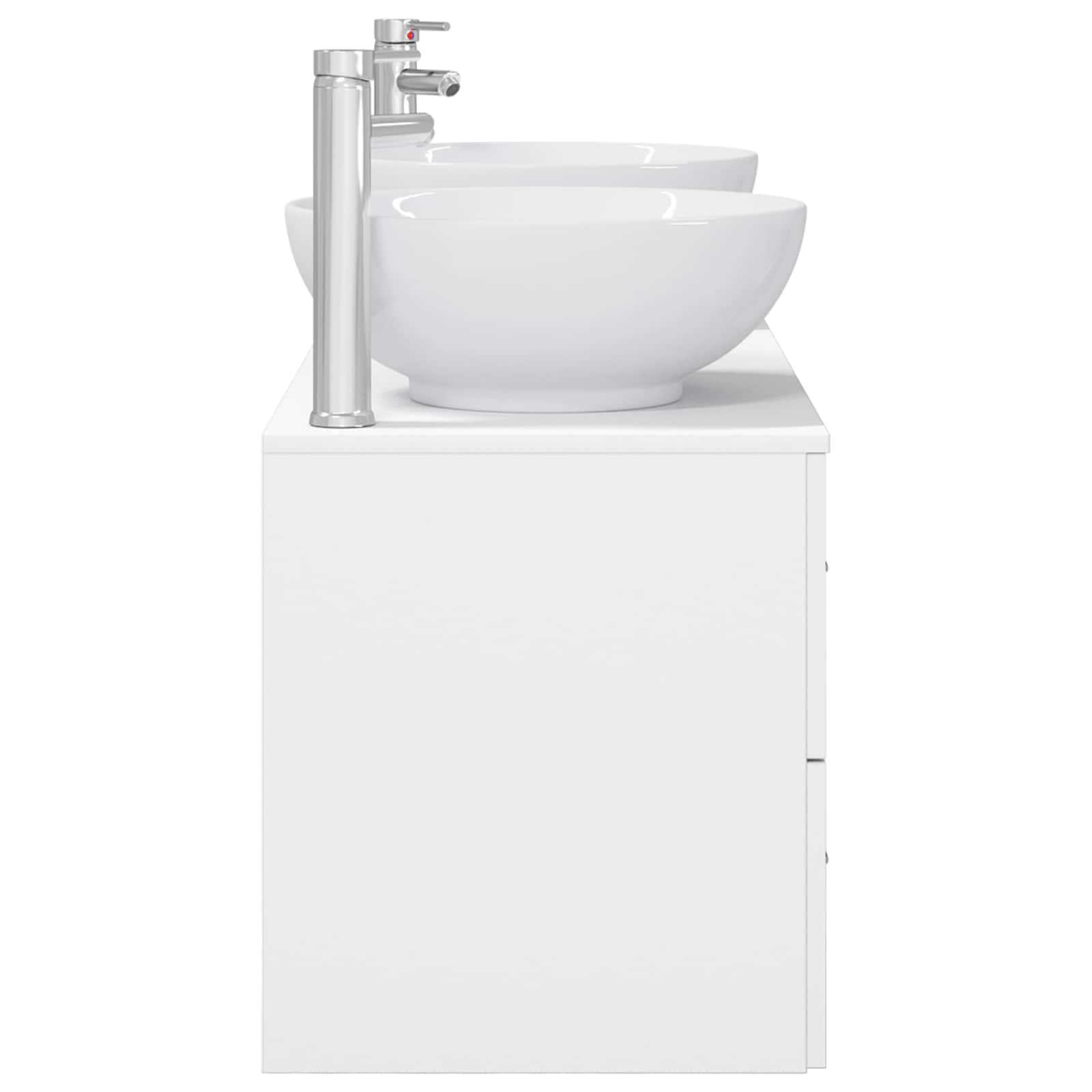 Ensemble de mobilier de salle de bain 3 pc Blanc