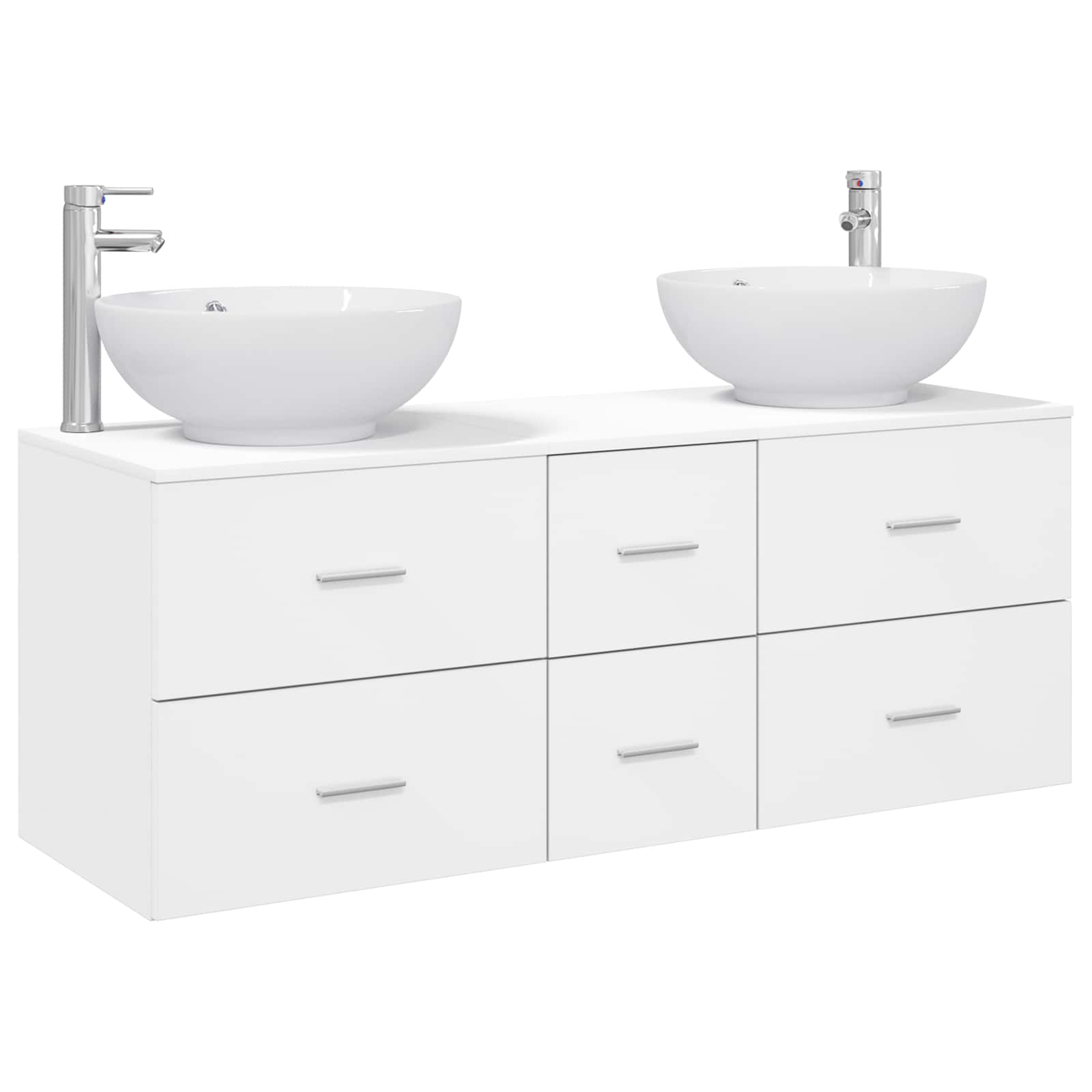 Ensemble de mobilier de salle de bain 3 pc Blanc