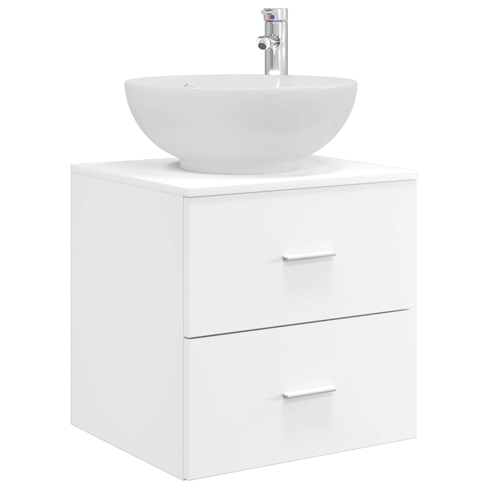 Ensemble de mobilier de salle de bain 3 pc Blanc