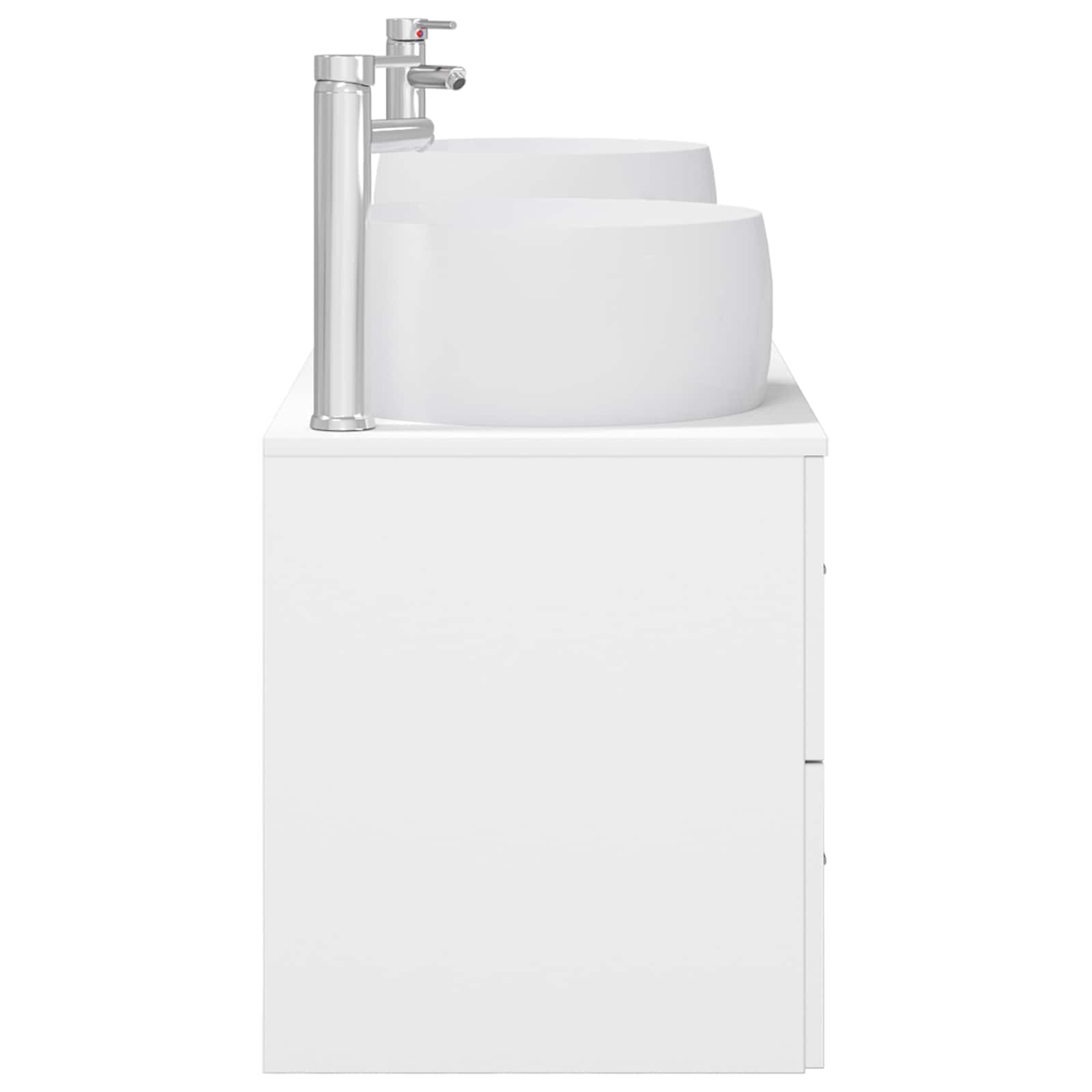Ensemble de mobilier de salle de bain 3 pc Blanc