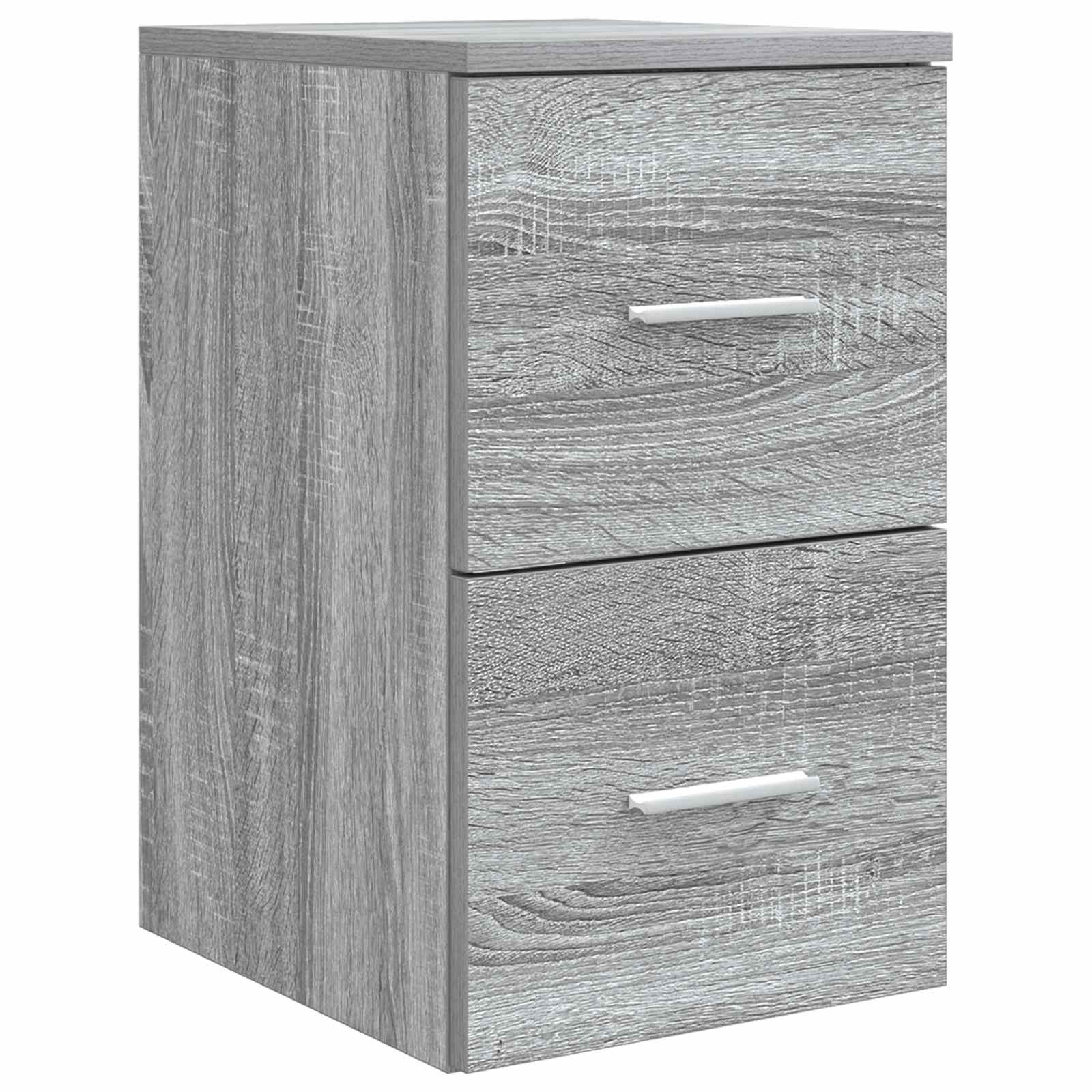 Ensemble de mobilier de salle de bain 3 pc Sonoma gris