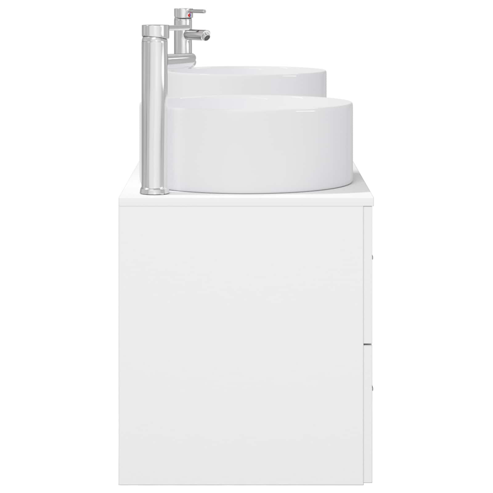 Ensemble de mobilier de salle de bain 3 pc Blanc