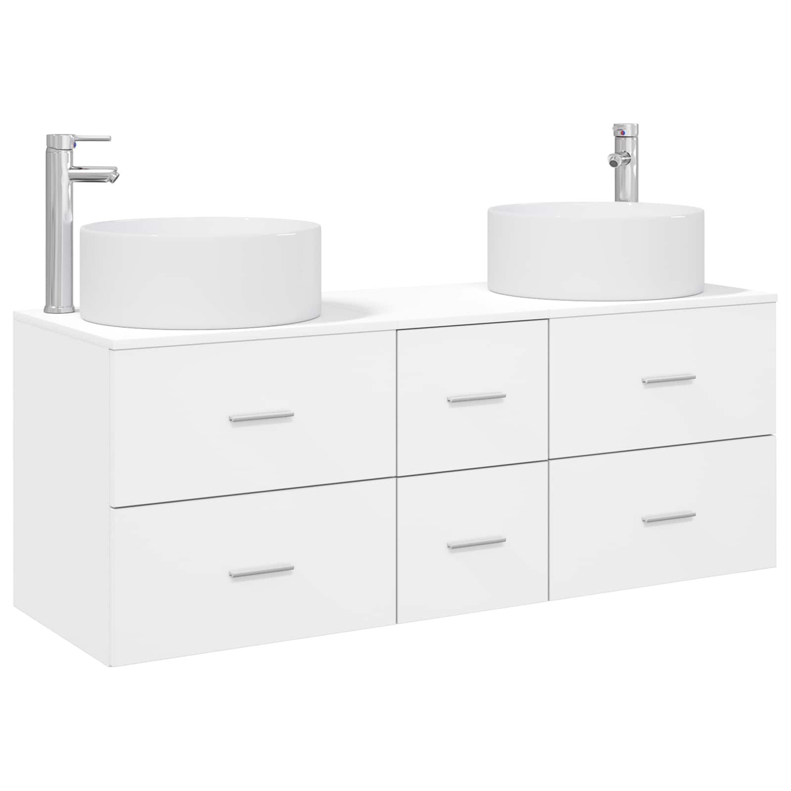 Ensemble de mobilier de salle de bain 3 pc Blanc