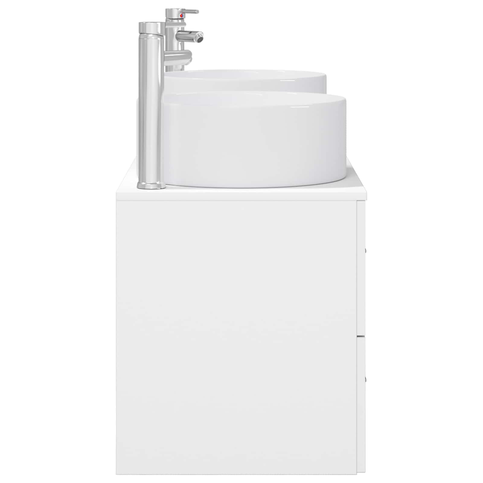 Ensemble de mobilier de salle de bain 3 pc Blanc