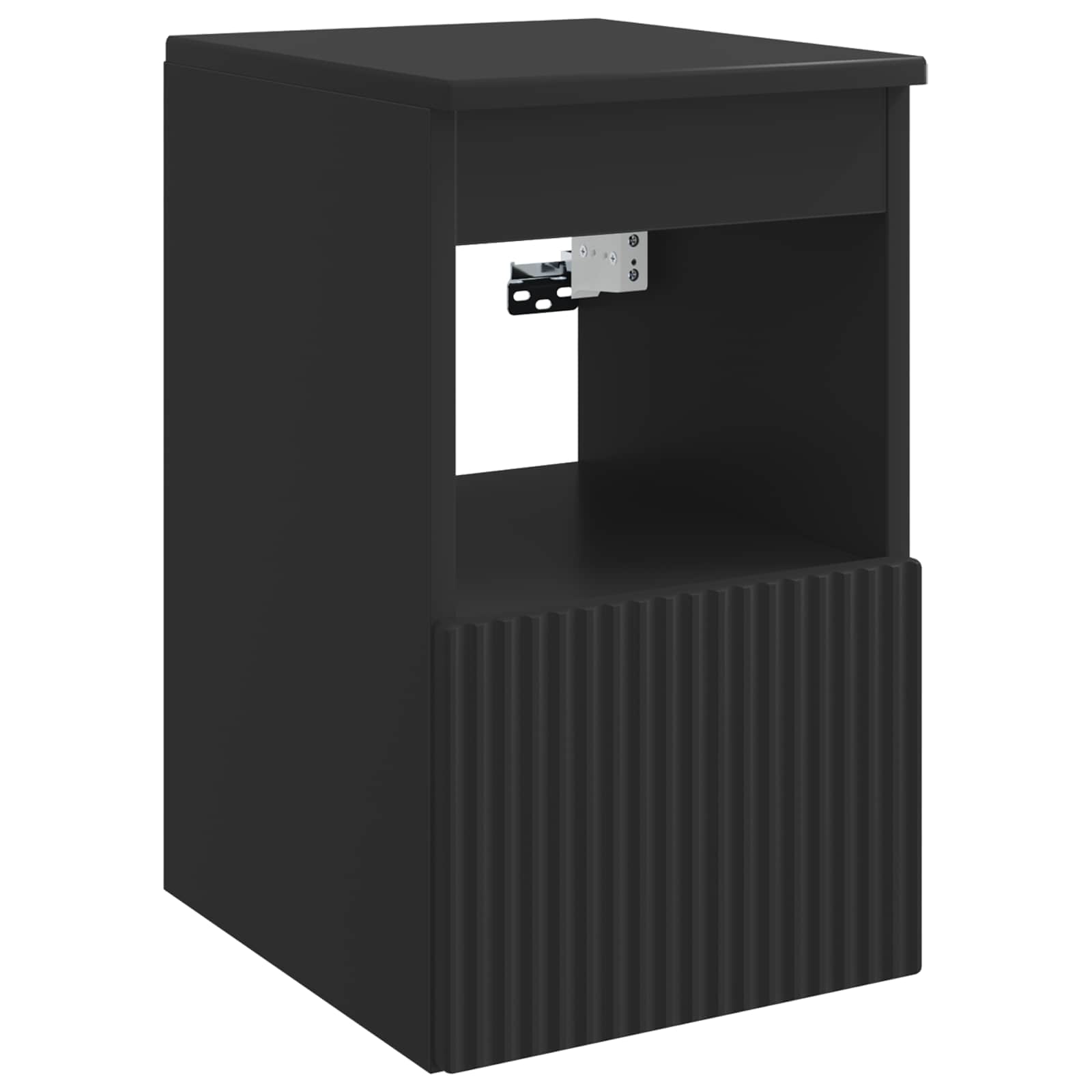 Ensemble de mobilier de salle de bain 5 pc Noir