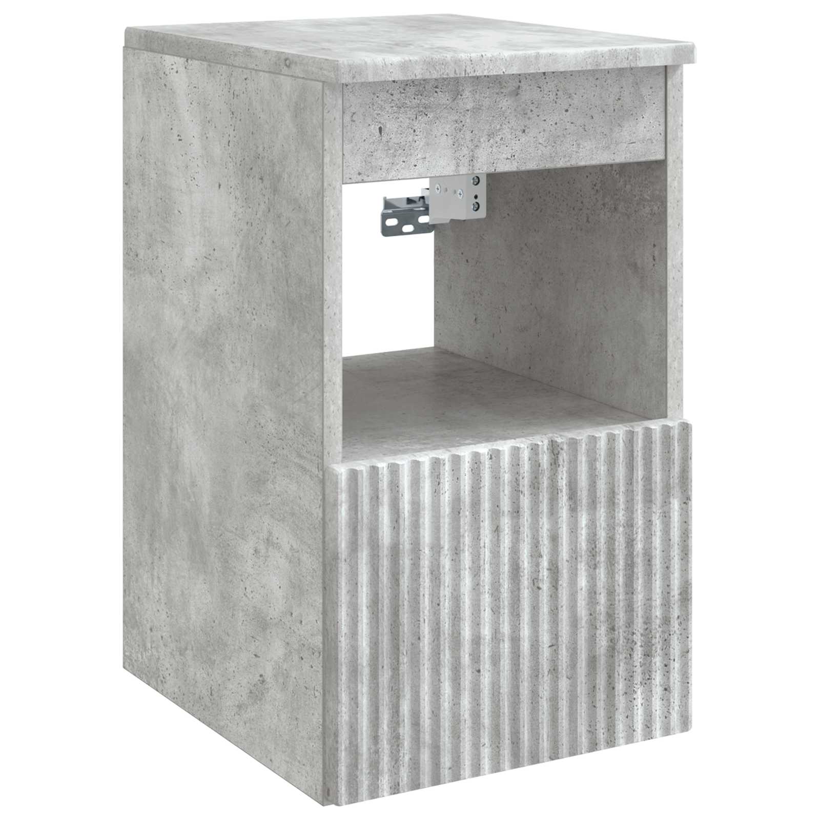 Ensemble de mobilier de salle de bain 5 pc Gris béton