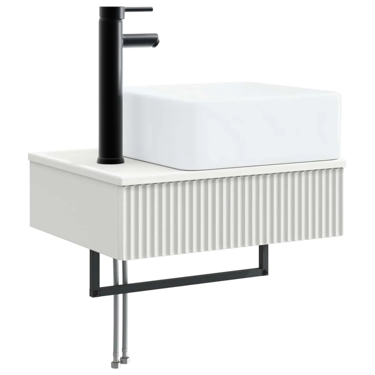 Ensemble de mobilier de salle de bain 5 pc Blanc - XIOS