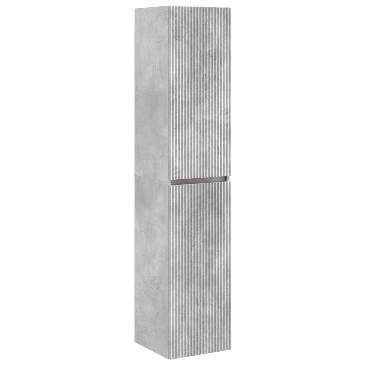 Ensemble de mobilier de salle de bain 5 pc Gris béton