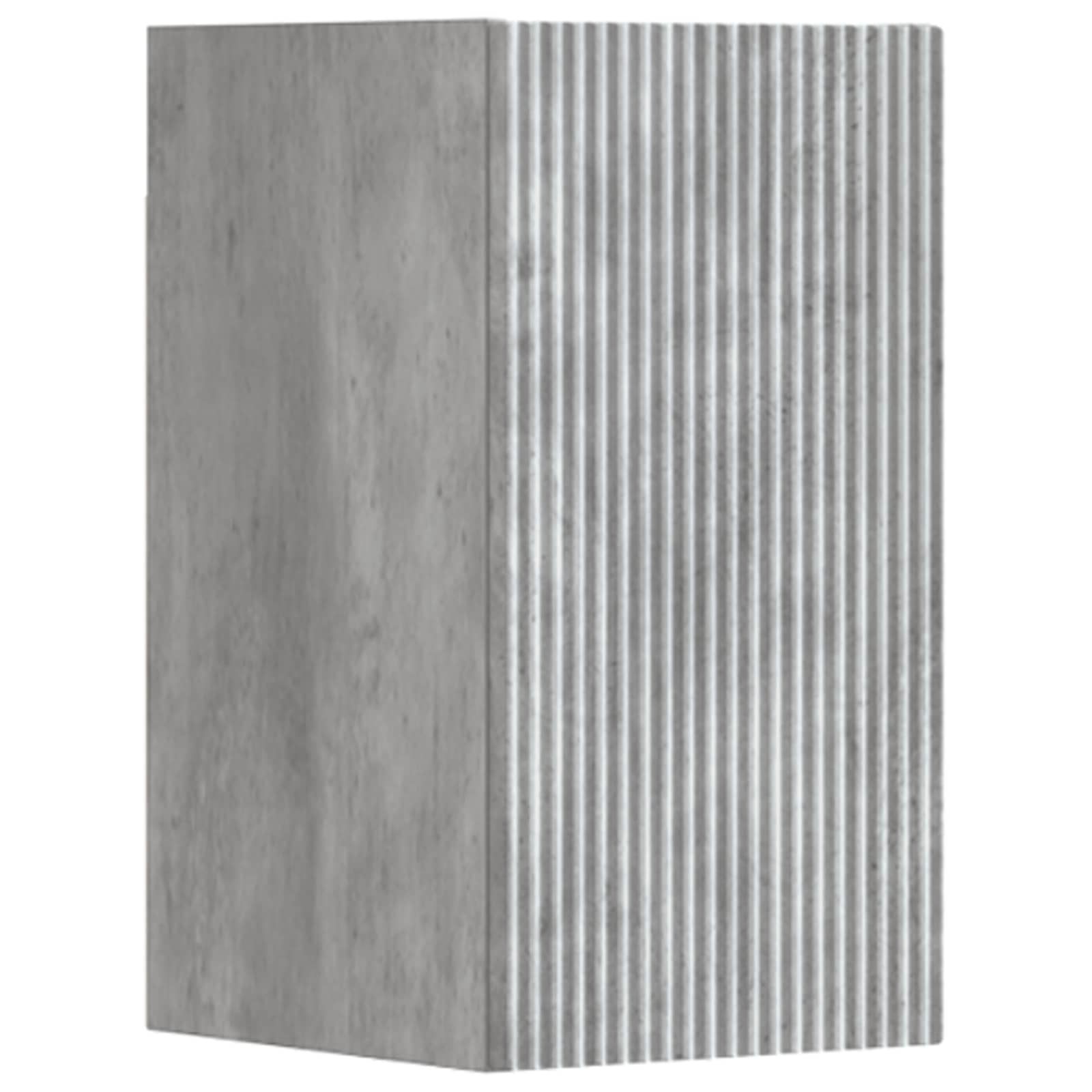 Ensemble de mobilier de salle de bain 3 pc Gris béton