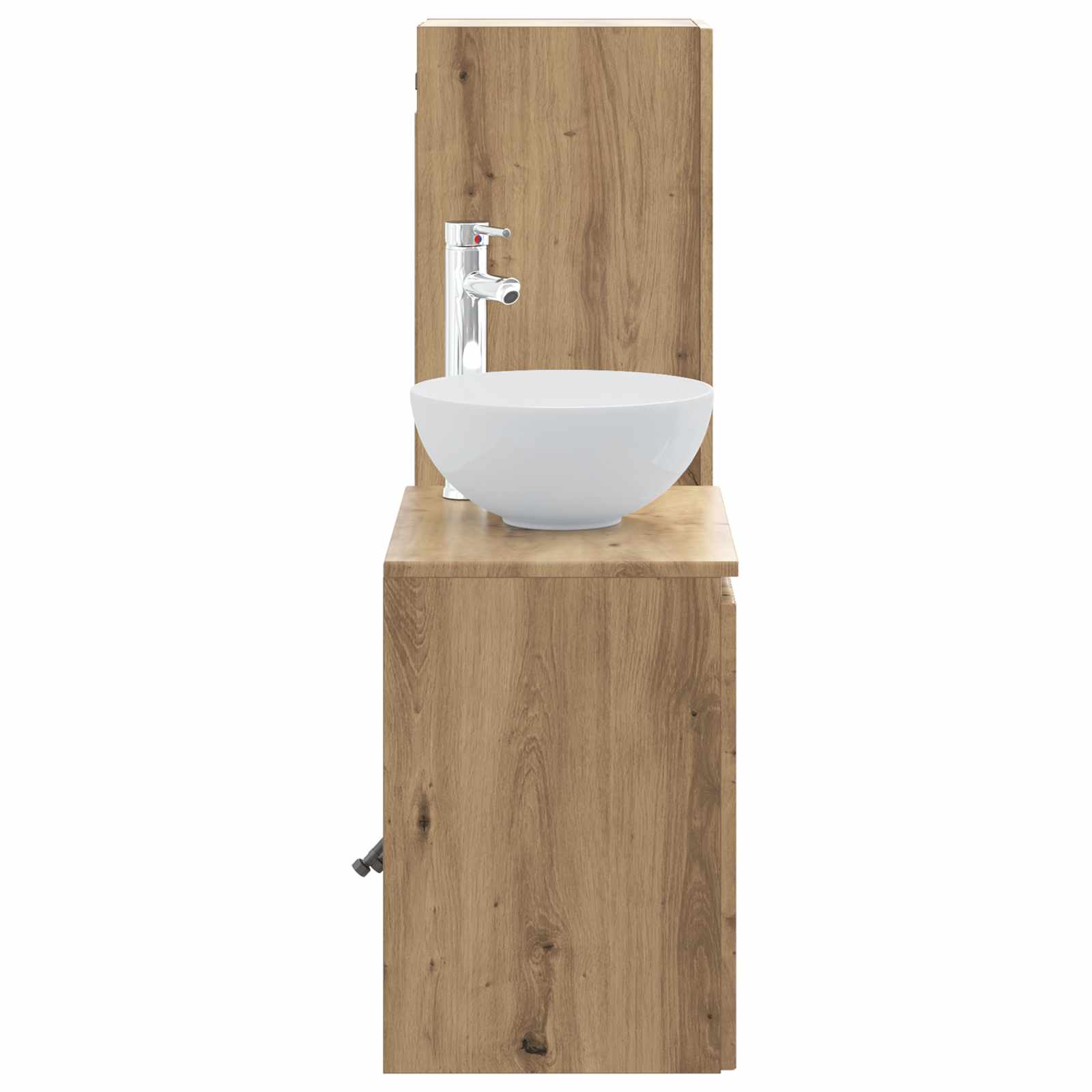 Ensemble de mobilier de salle de bain 2 pc Chêne artisanal